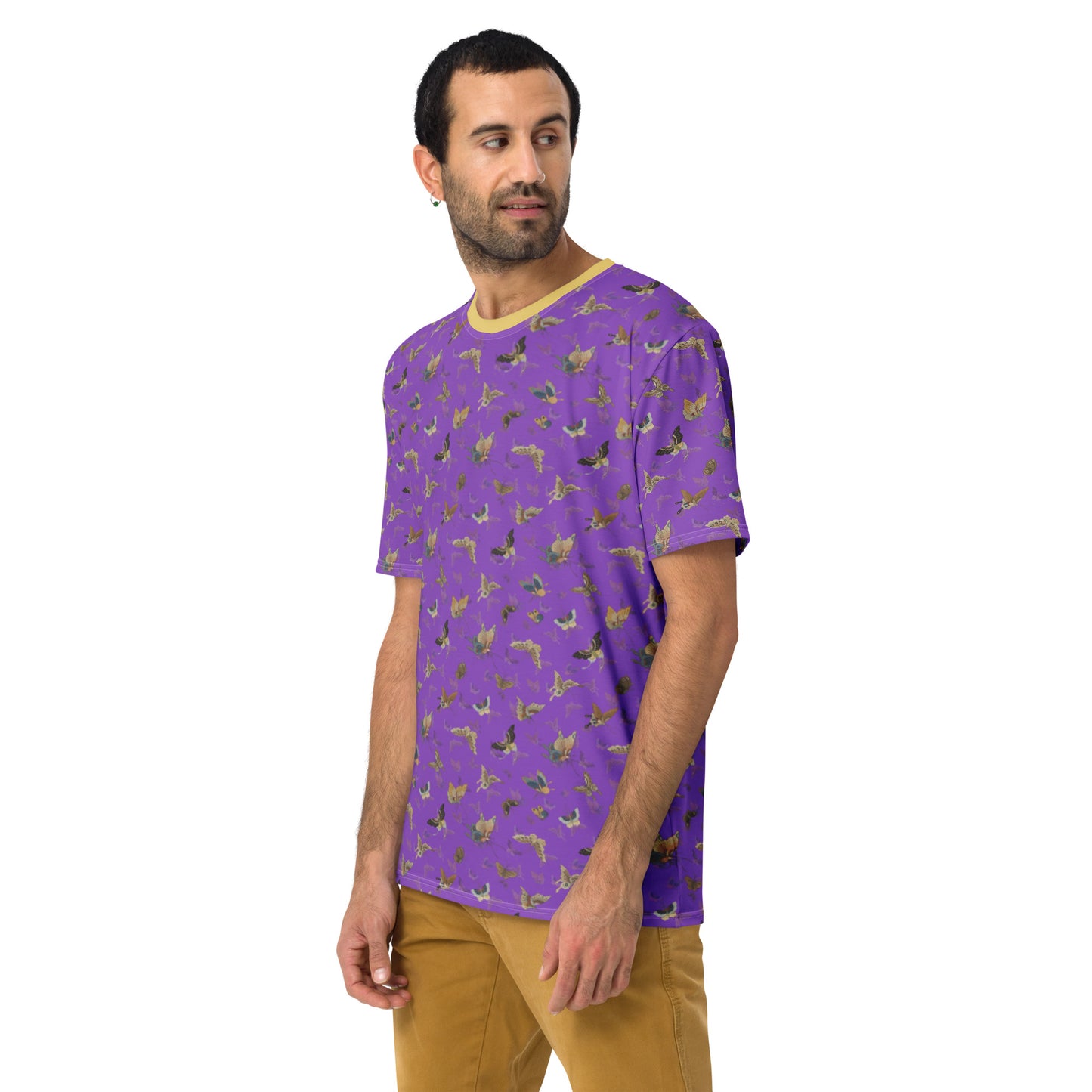 Butterfly dancing｜Men's t-shirt｜Purple