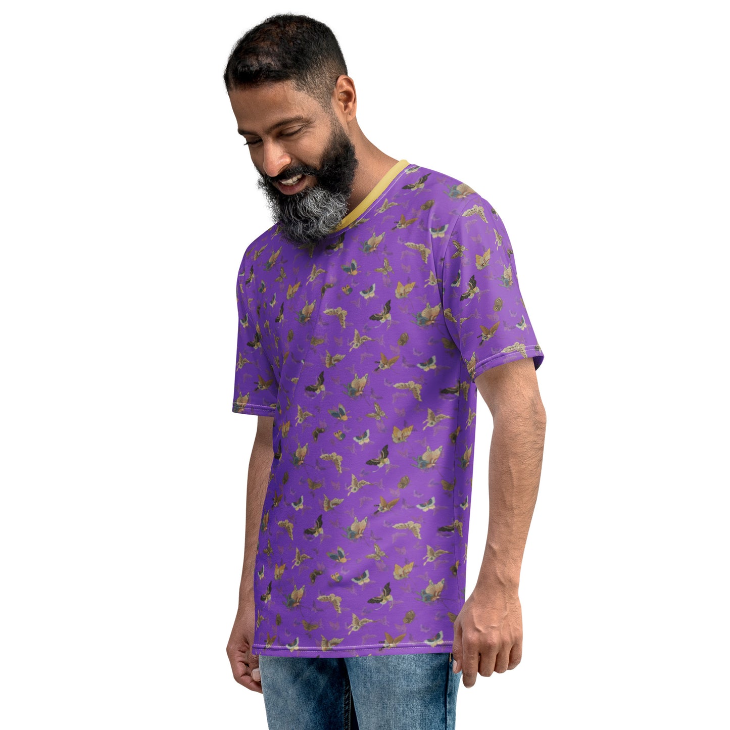 Butterfly dancing｜Men's t-shirt｜Purple