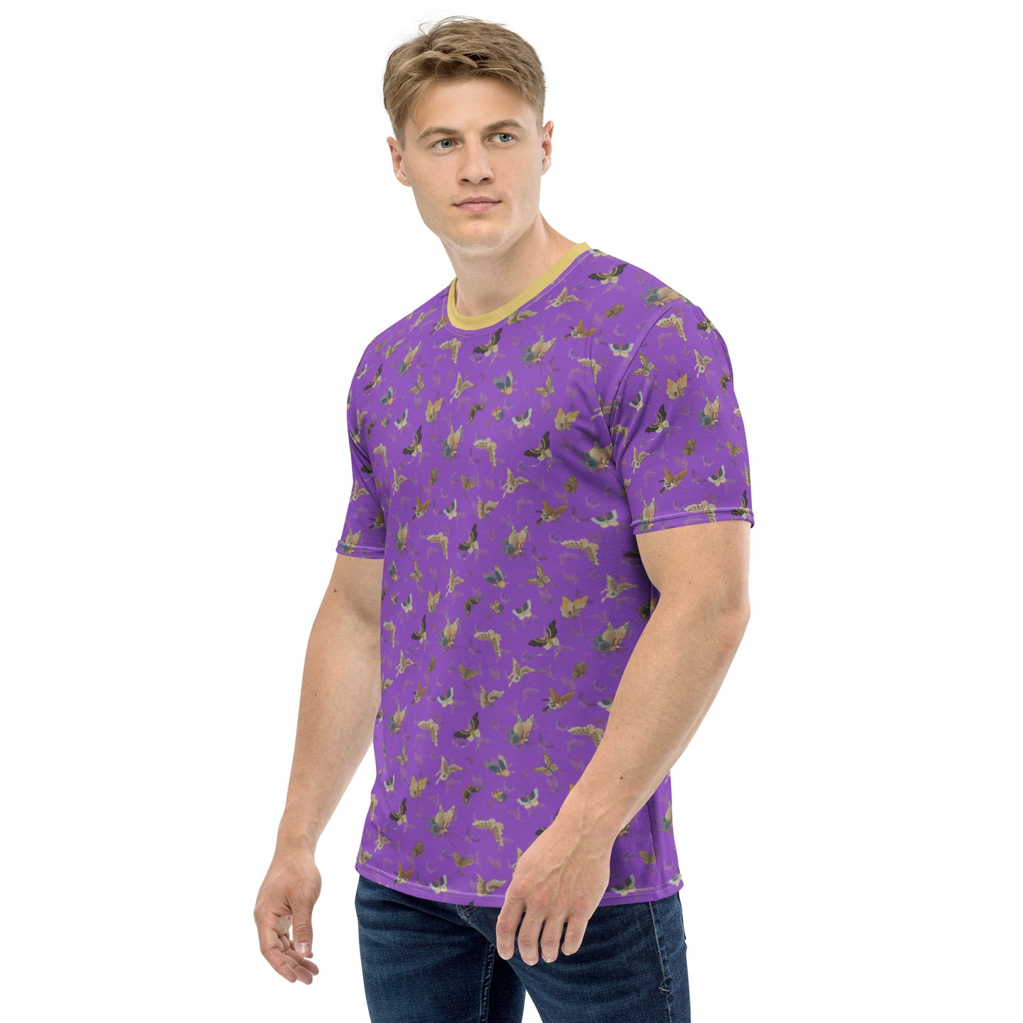 Butterfly dancing｜Men's t-shirt｜Purple