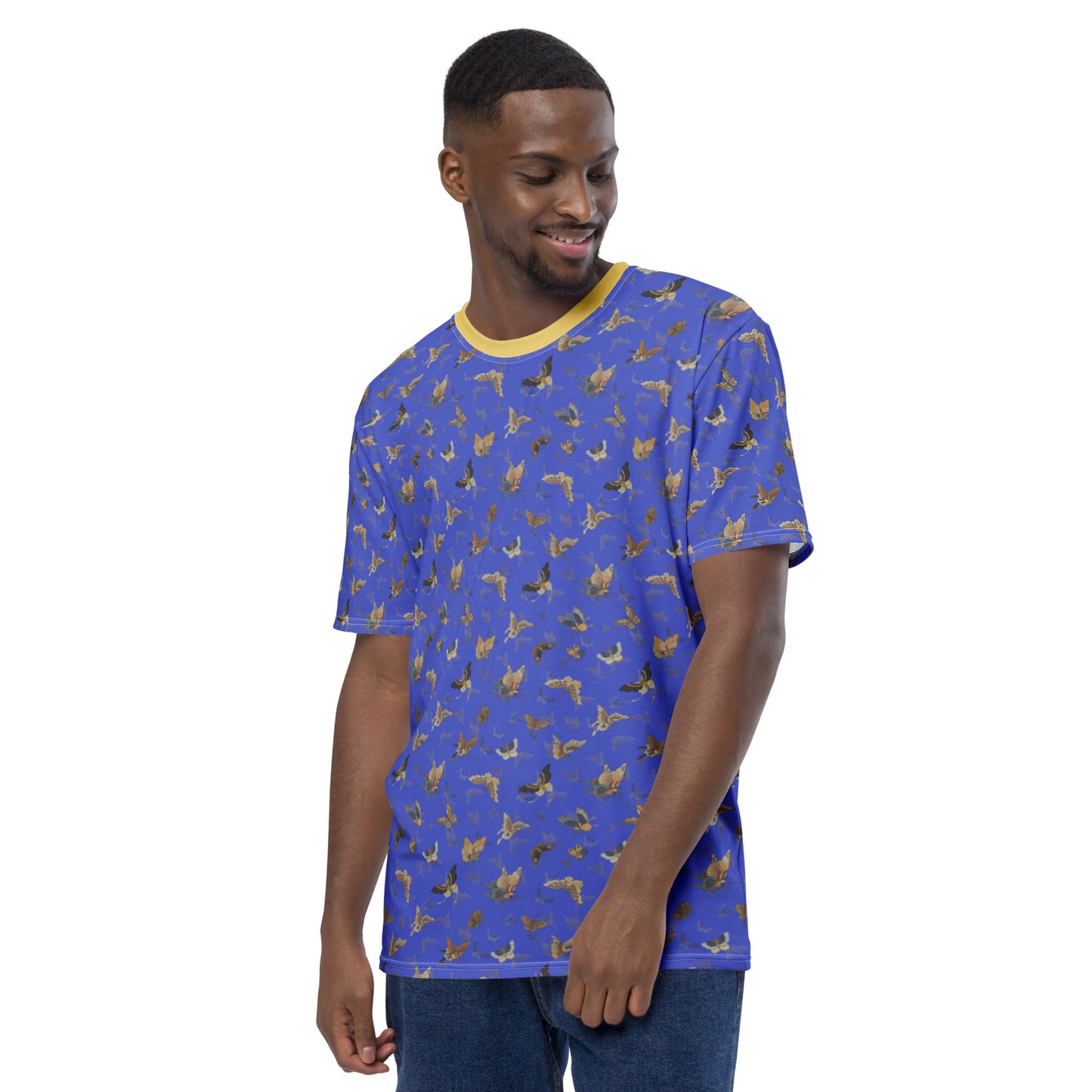 Butterfly dancing｜Men's t-shirt｜Royal blue