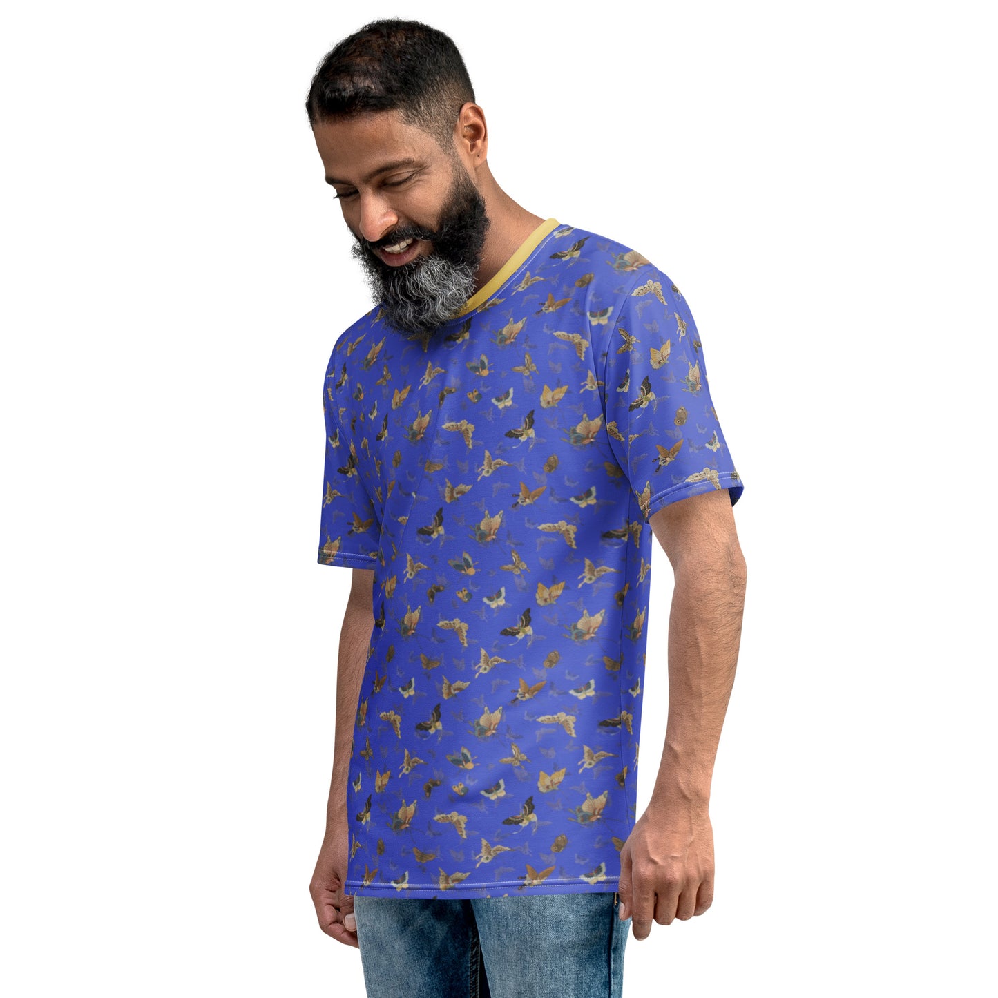 Butterfly dancing｜Men's t-shirt｜Royal blue