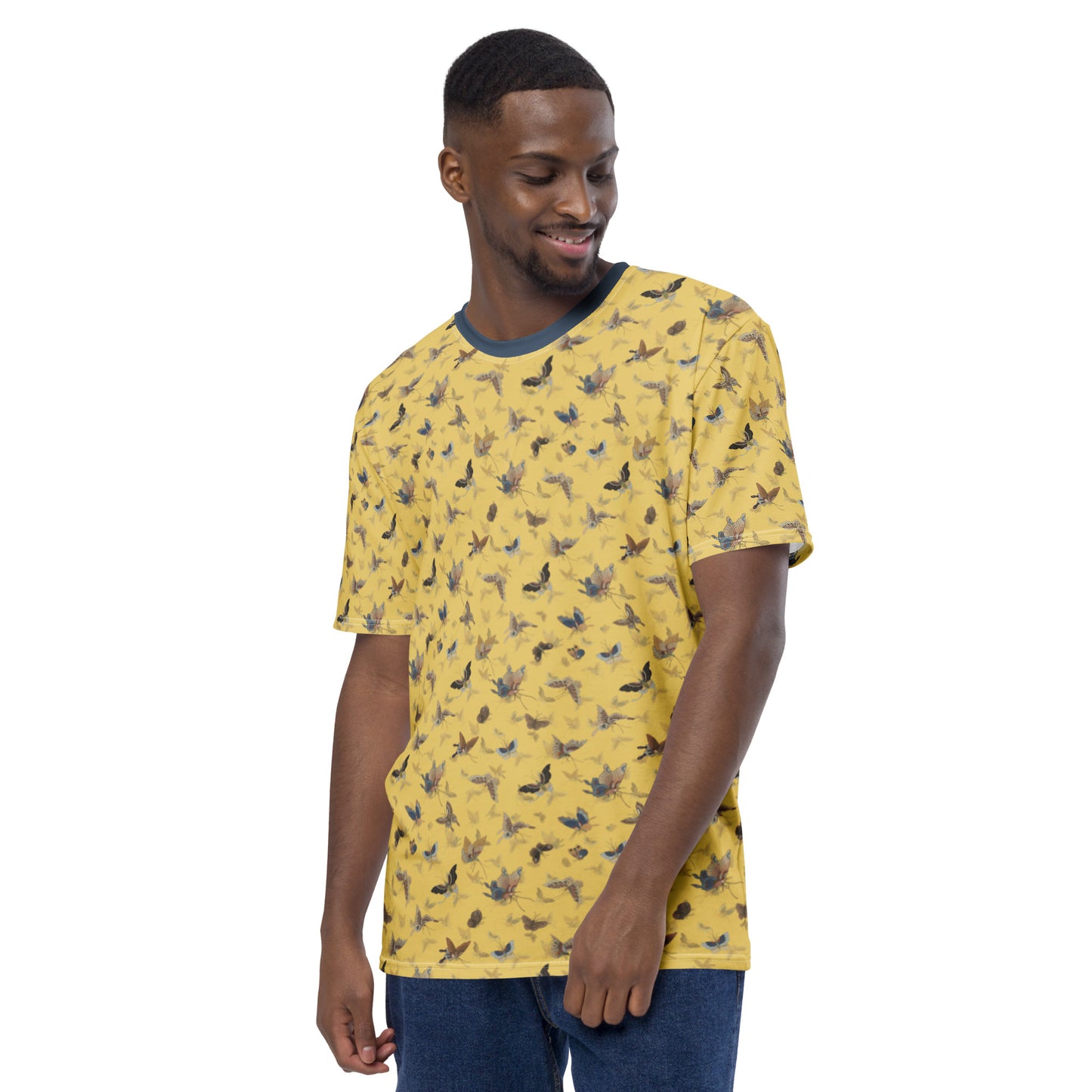 Butterfly dancing｜Men's t-shirt｜Gold