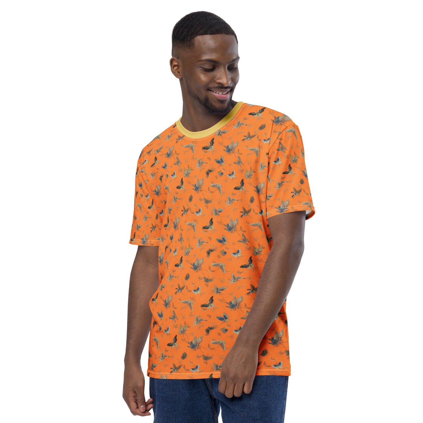 Butterfly dancing｜Men's t-shirt｜Orange