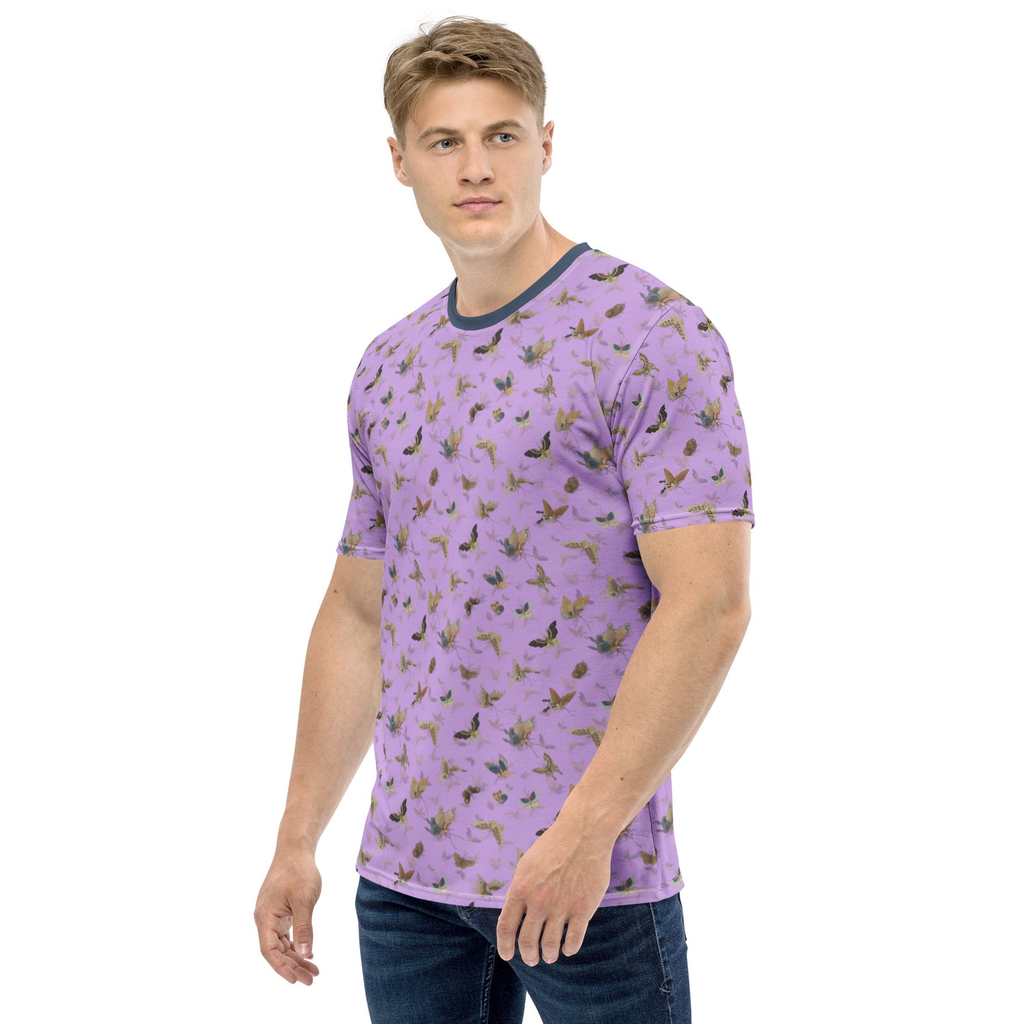 Butterfly dancing｜Men's t-shirt｜Lilac