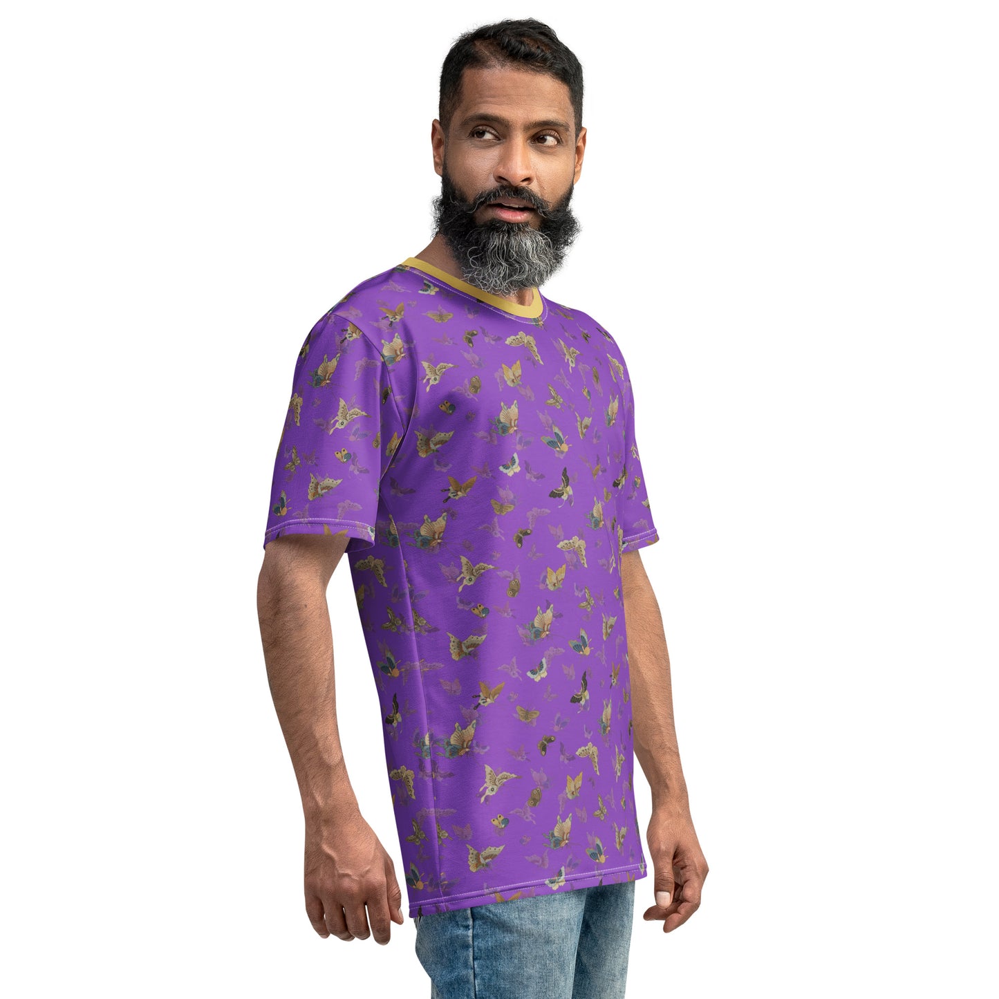 Butterfly dancing｜Men's t-shirt｜Purple