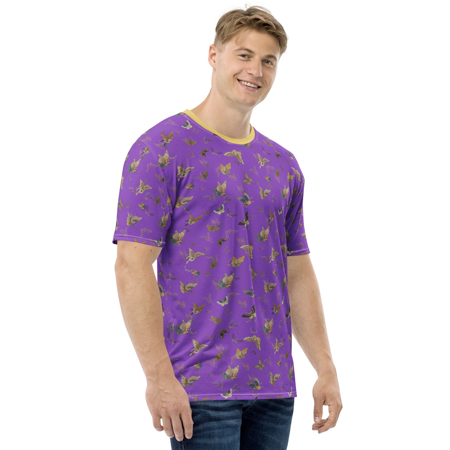 Butterfly dancing｜Men's t-shirt｜Purple