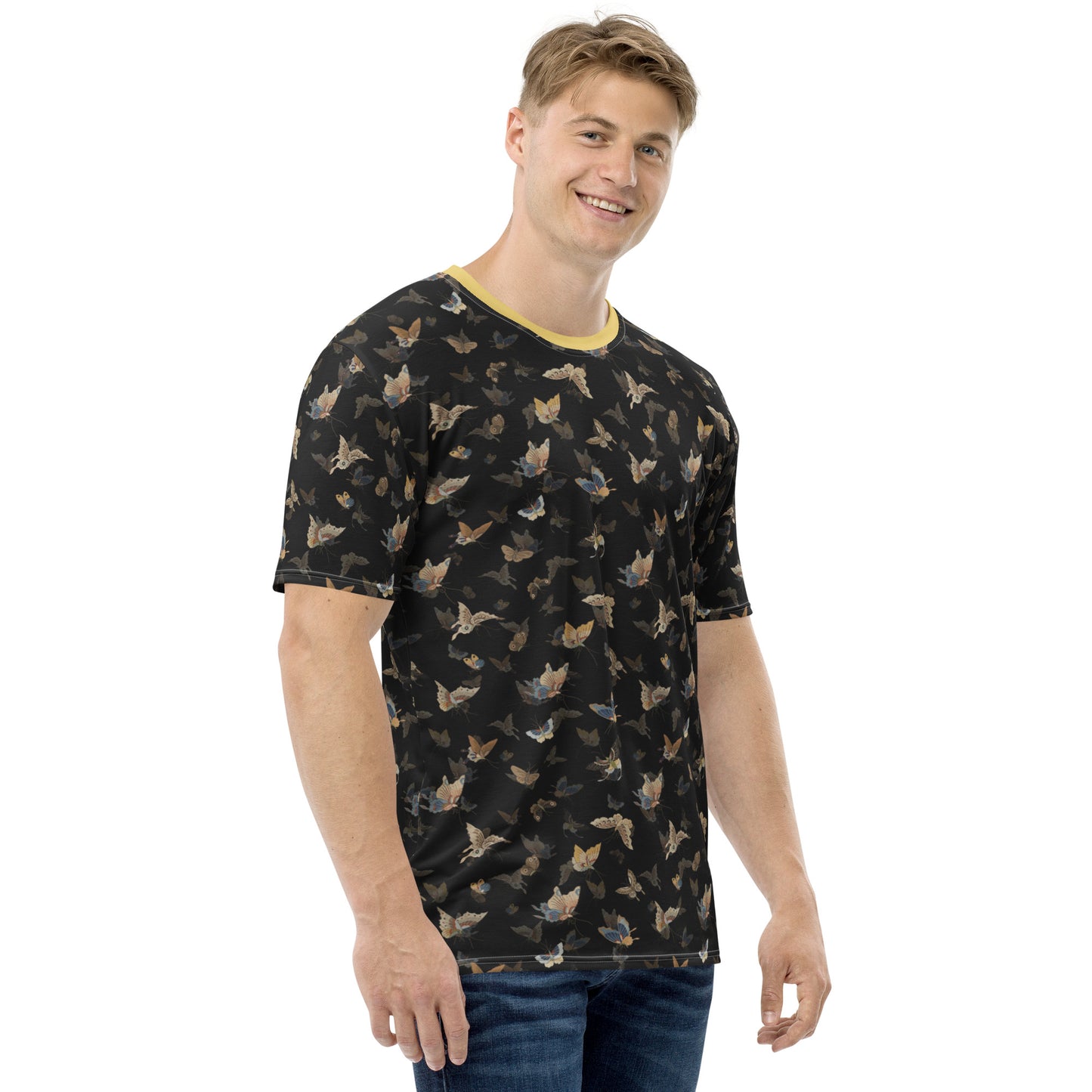 Butterfly dancing｜Men's t-shirt｜Black