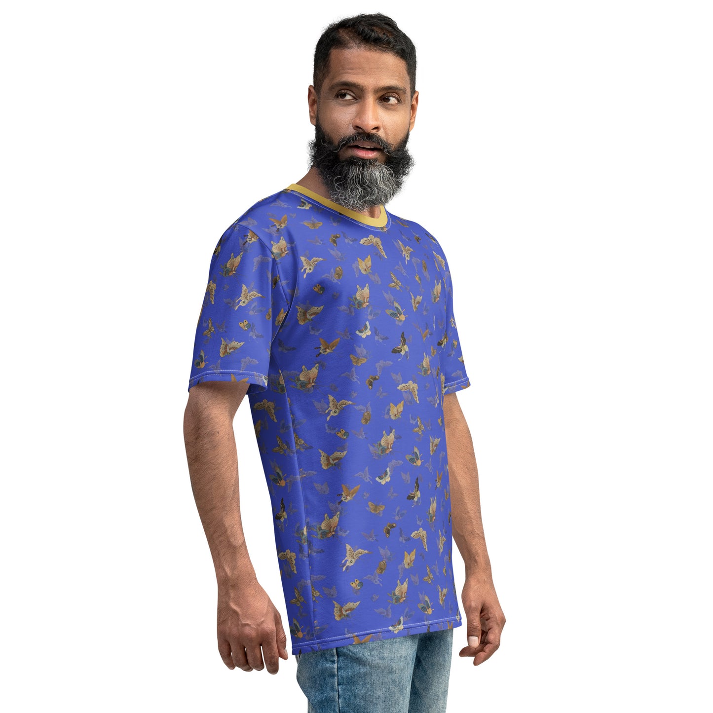 Butterfly dancing｜Men's t-shirt｜Royal blue