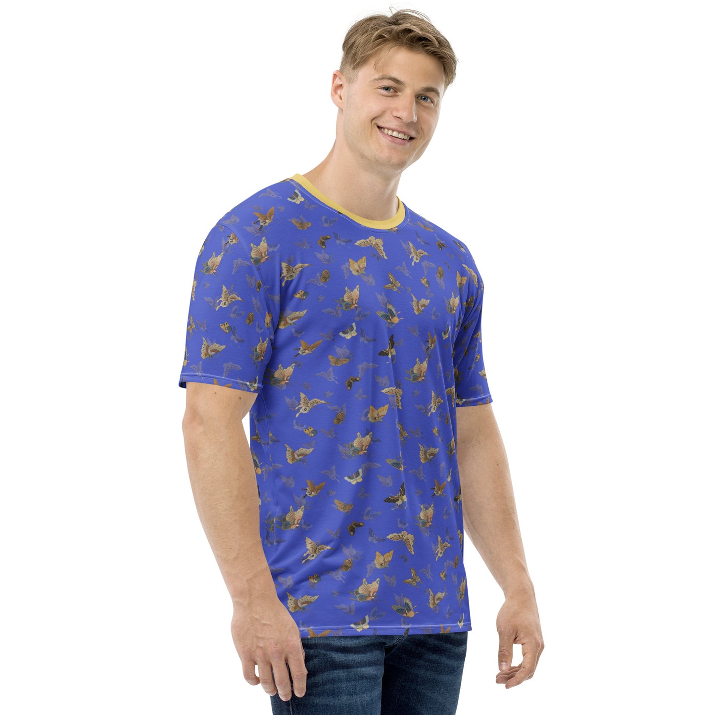 Butterfly dancing｜Men's t-shirt｜Royal blue