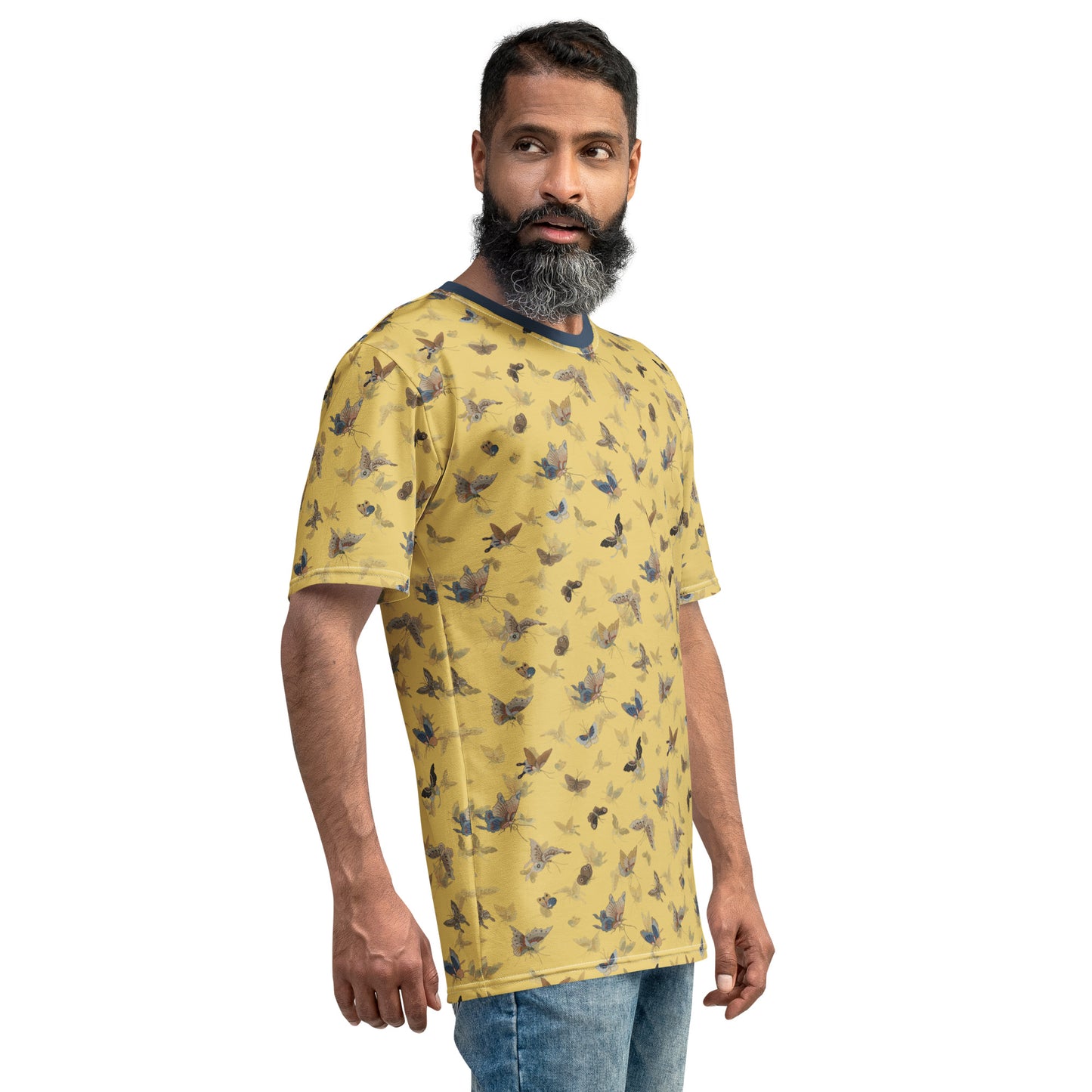 Butterfly dancing｜Men's t-shirt｜Gold