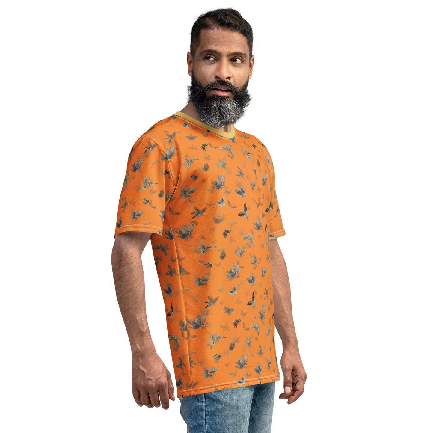 Butterfly dancing｜Men's t-shirt｜Orange