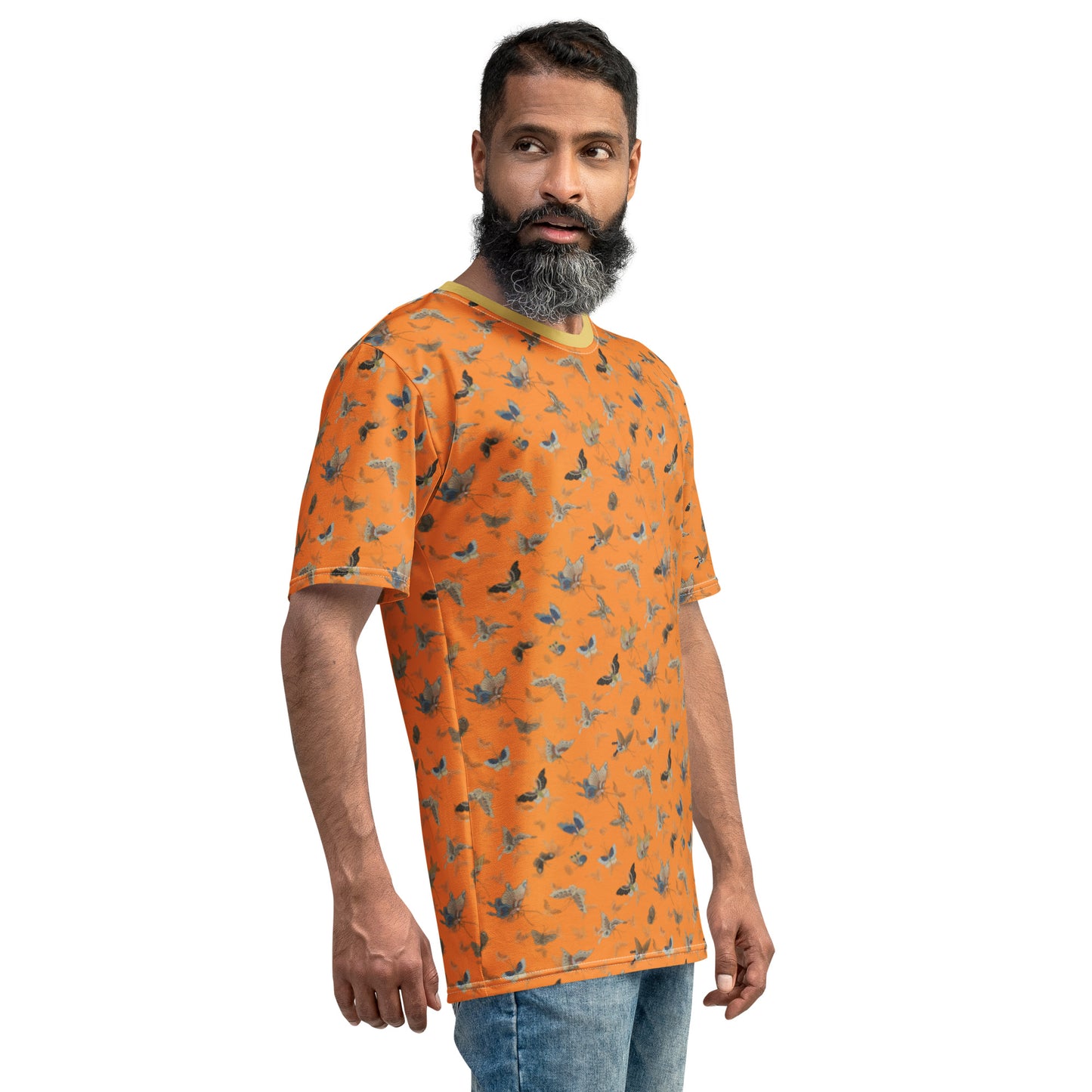 Butterfly dancing｜Men's t-shirt｜Orange