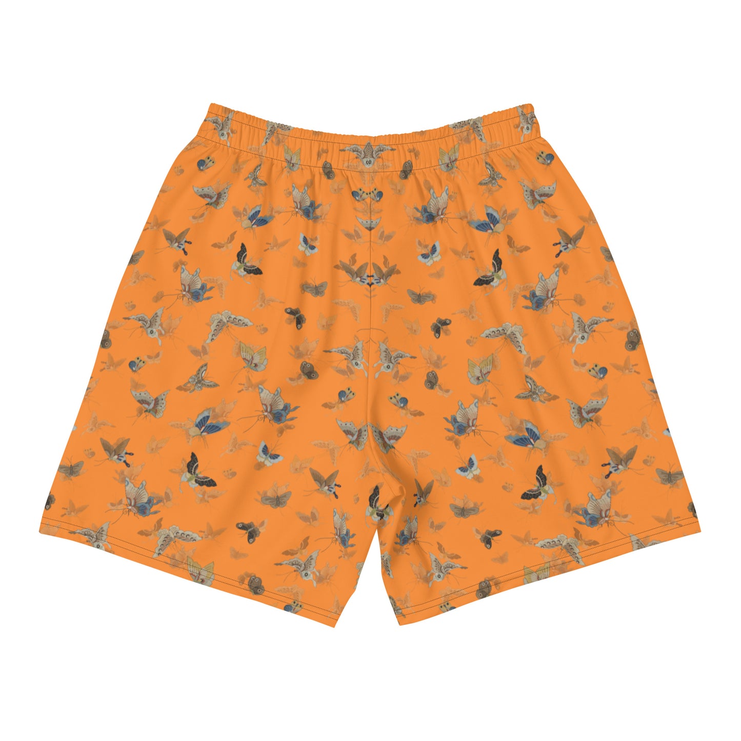 Butterfly dancing｜Unisex Athletic Long Shorts｜Orange