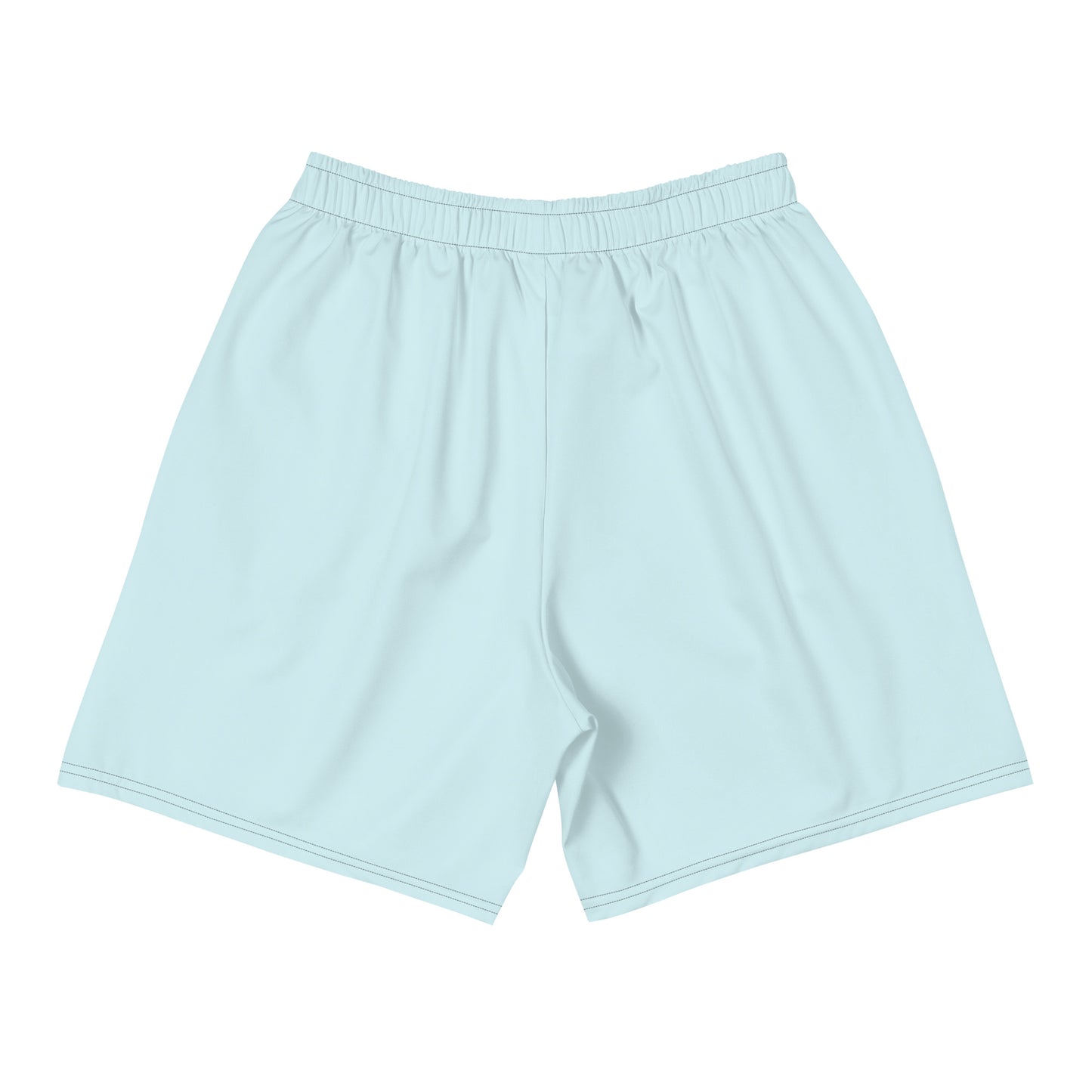 Logo collection｜Unisex Athletic Long Shorts｜Aqua blue