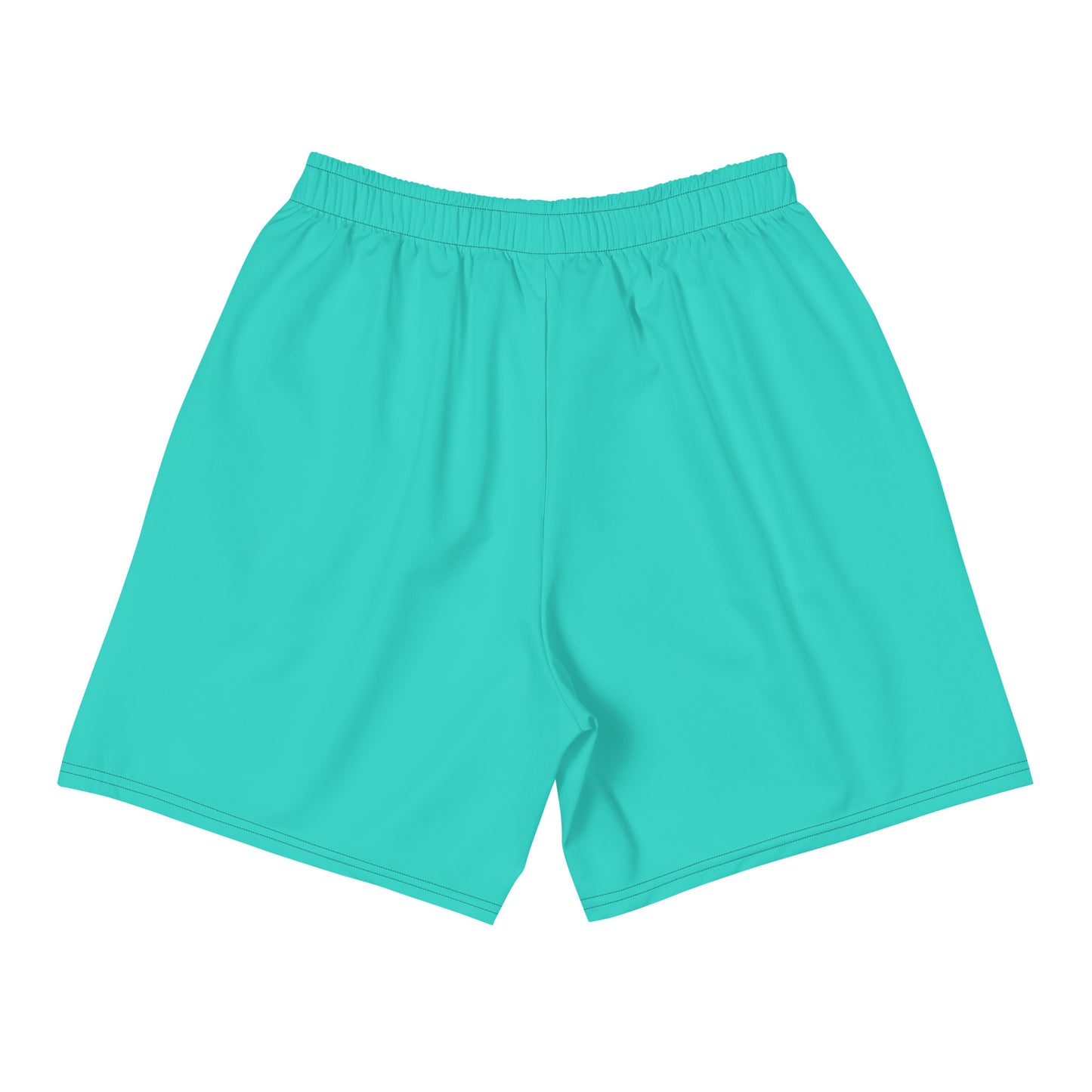 Logo collection｜Unisex Athletic Long Shorts｜Turquoise