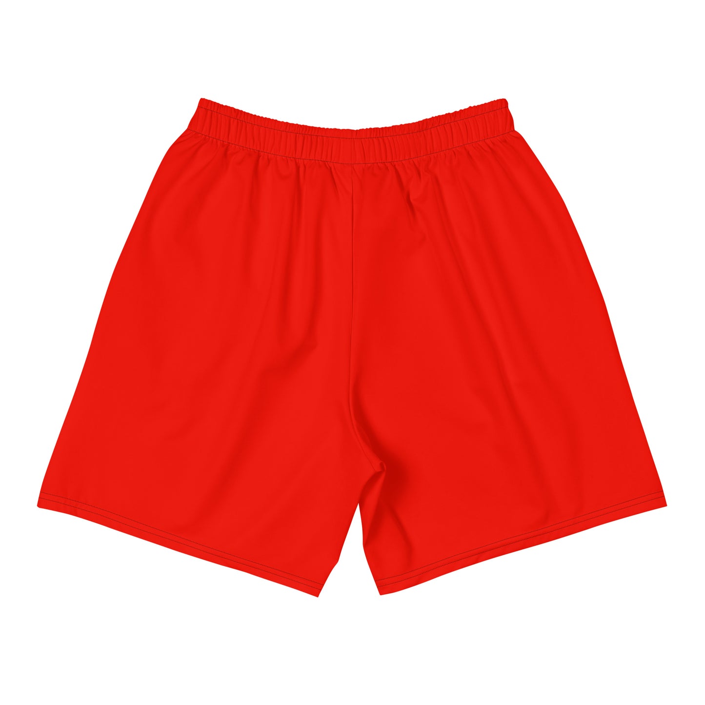 Logo collection｜Unisex Athletic Long Shorts｜Garnet red