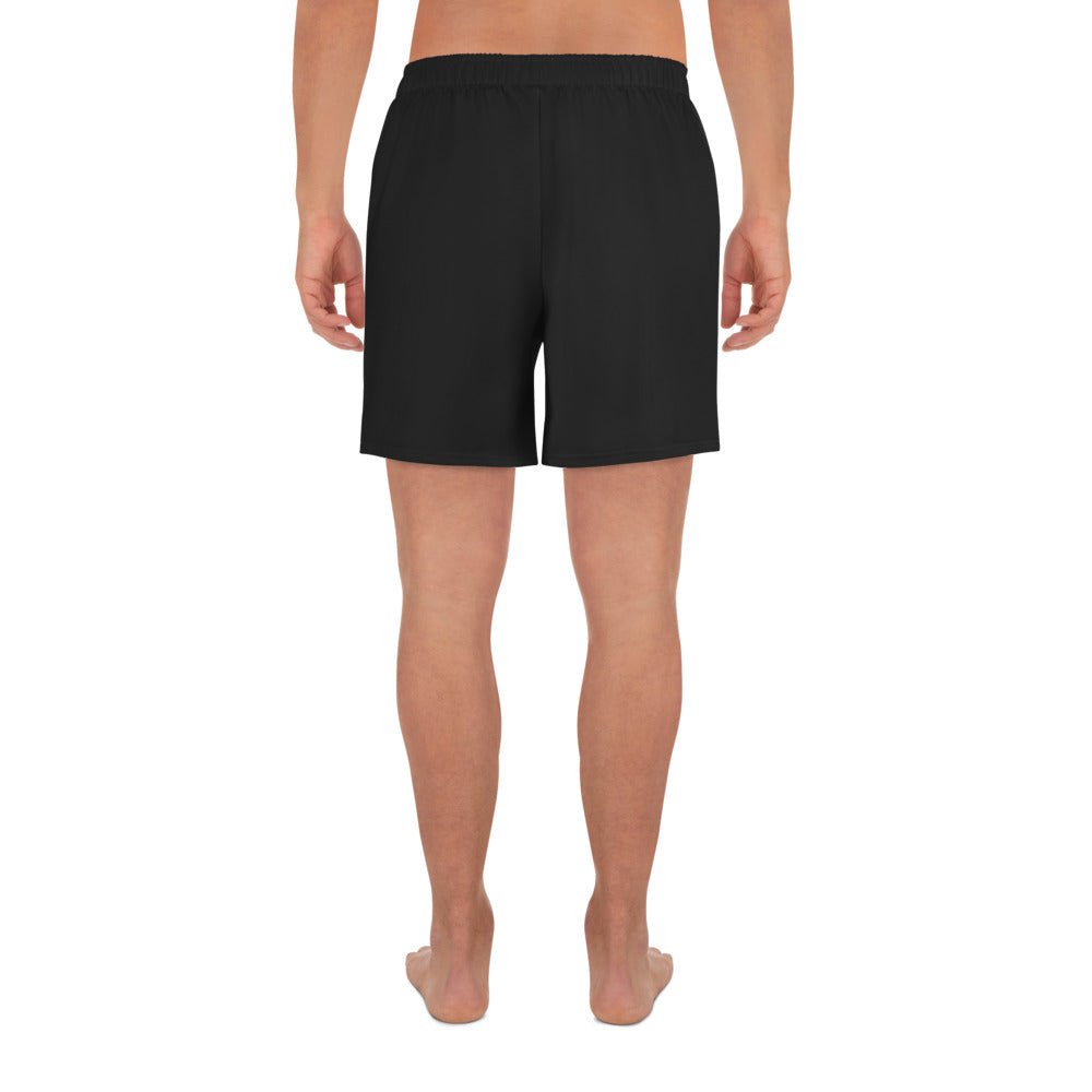 Logo collection｜Unisex Athletic Long Shorts｜Black