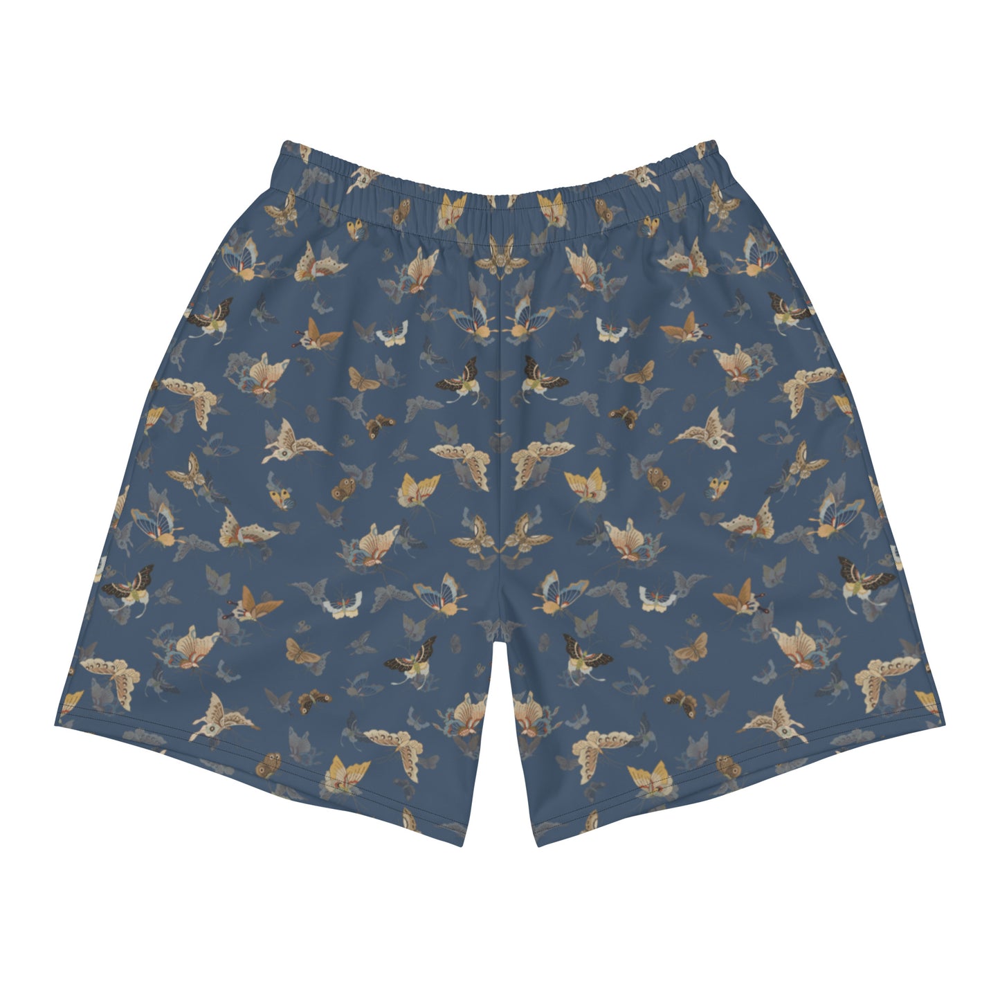 Butterfly dancing｜Unisex Athletic Long Shorts｜Dark blue