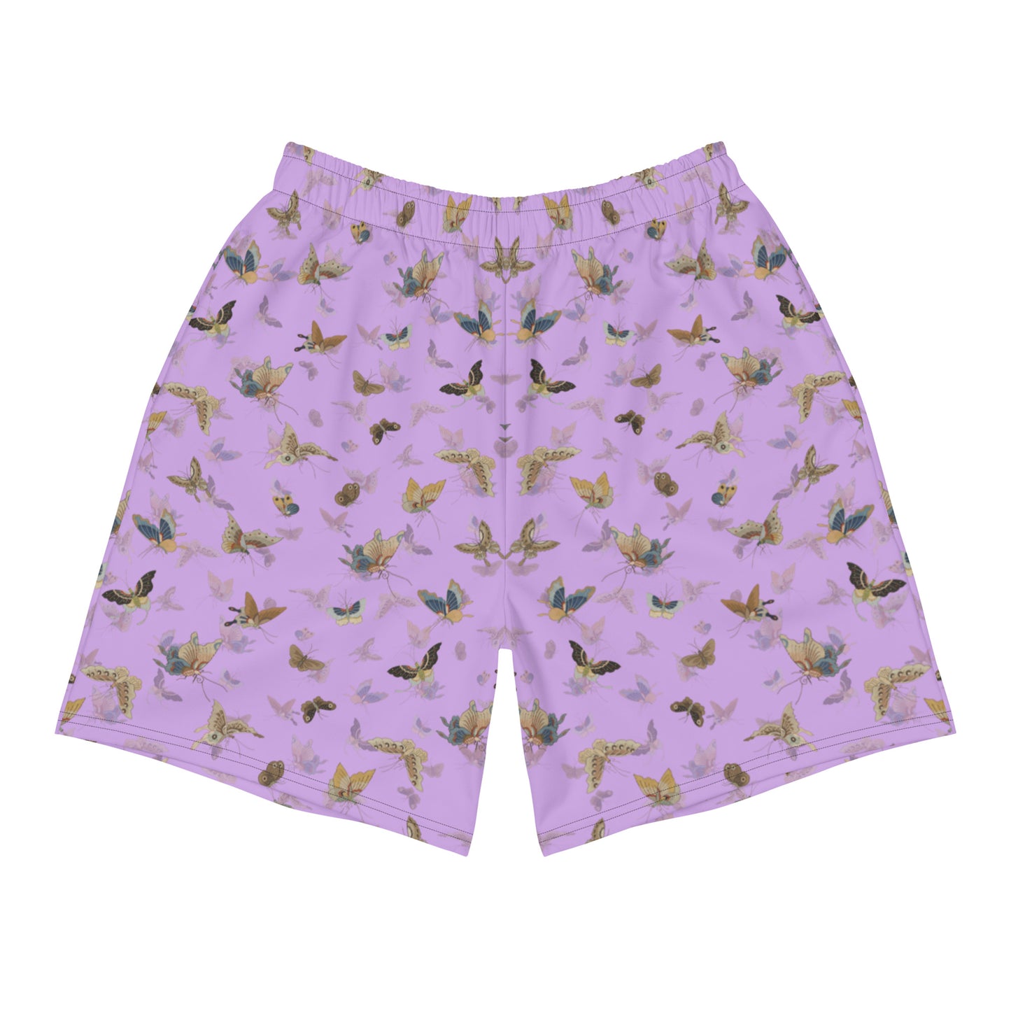 Butterfly dancing｜Unisex Athletic Long Shorts｜Lilac