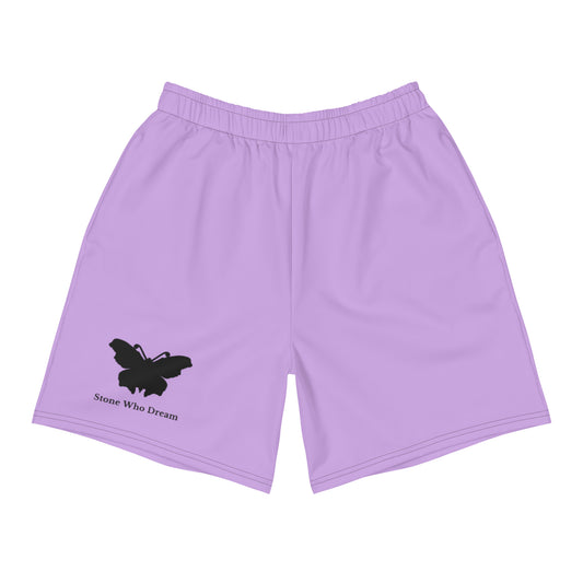 Logo collection｜Unisex Athletic Long Shorts｜Lilac