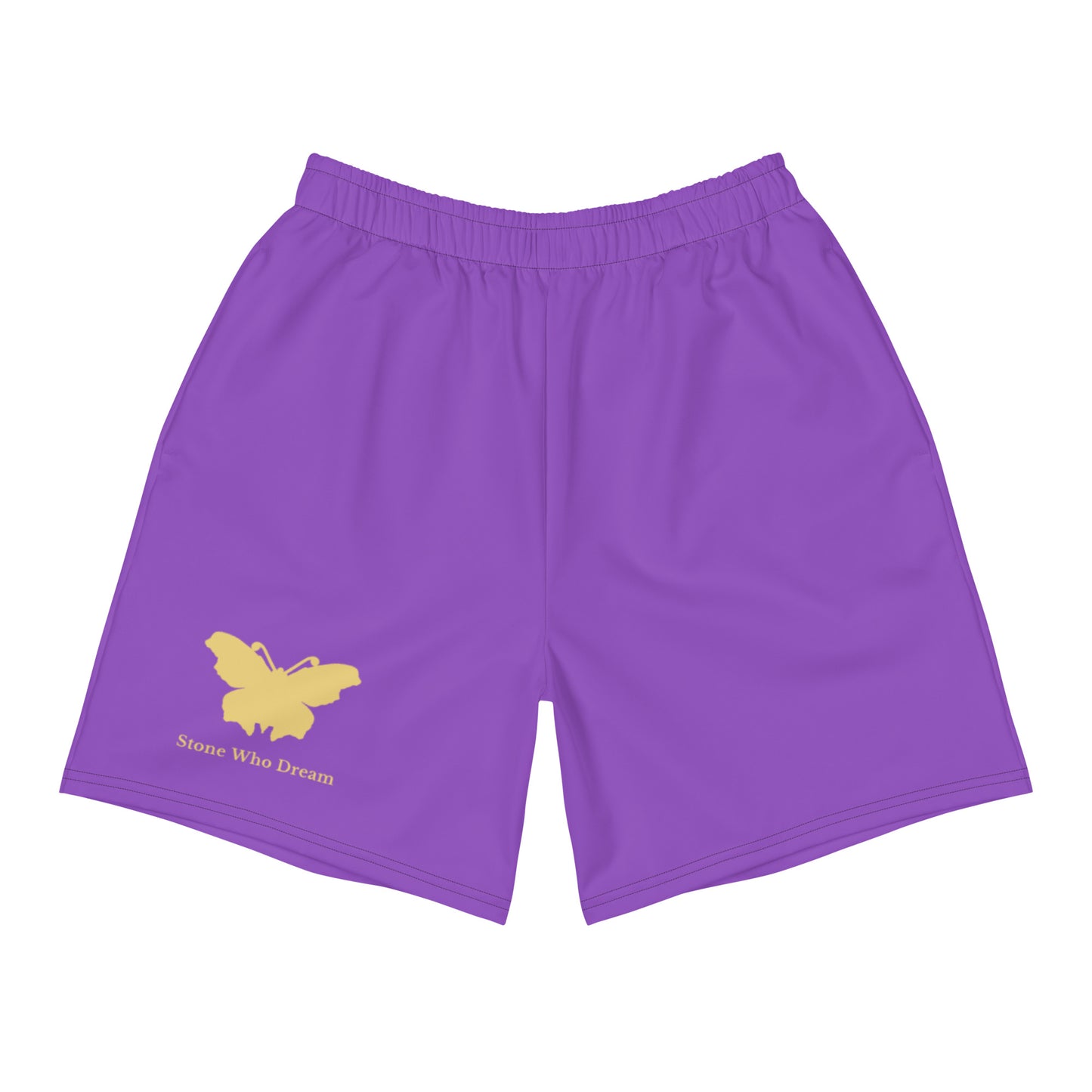 Logo collection｜Unisex Athletic Long Shorts｜Purple