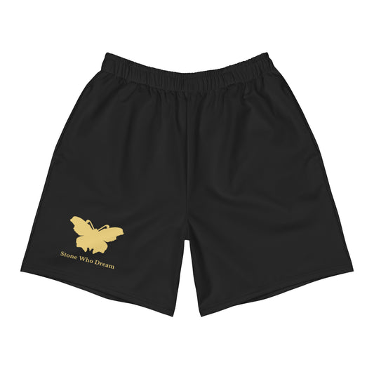 Logo collection｜Unisex Athletic Long Shorts｜Black