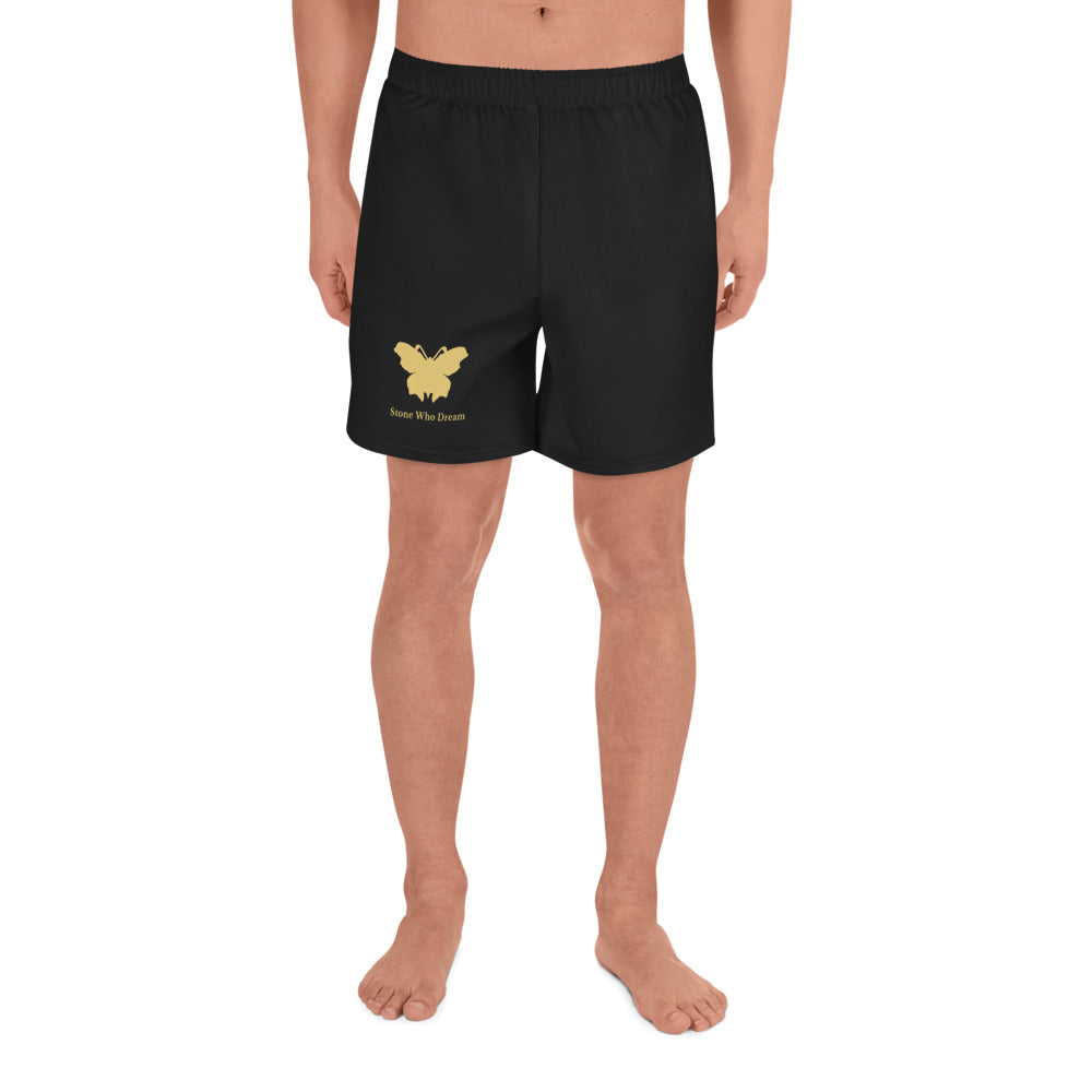 Logo collection｜Unisex Athletic Long Shorts｜Black