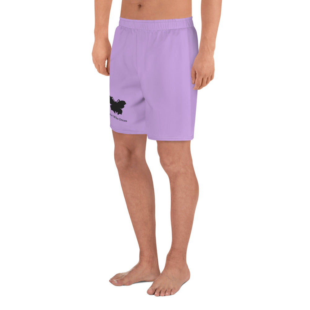 Logo collection｜Unisex Athletic Long Shorts｜Lilac