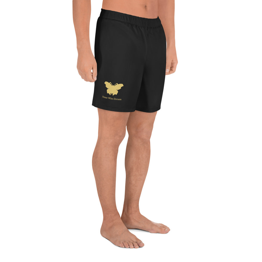 Logo collection｜Unisex Athletic Long Shorts｜Black