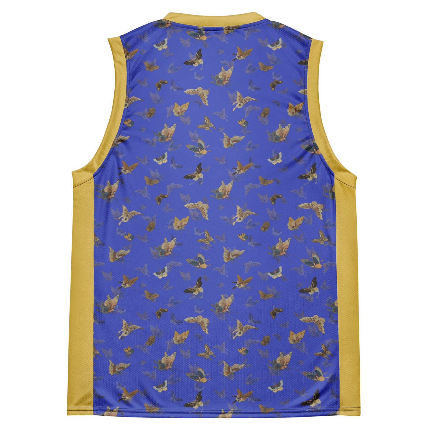 Butterfly dancing｜Recycled unisex basketball jersey｜Royal blue