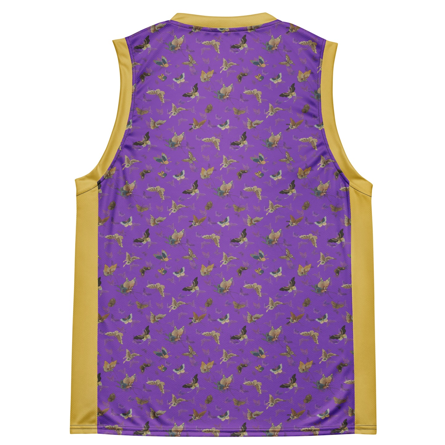 Butterfly dancing｜Recycled unisex basketball jersey｜Purple