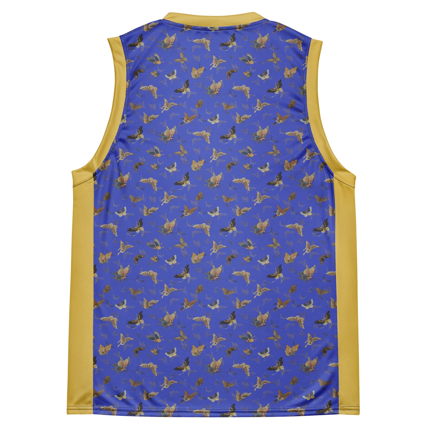 Butterfly dancing｜Recycled unisex basketball jersey｜Royal blue