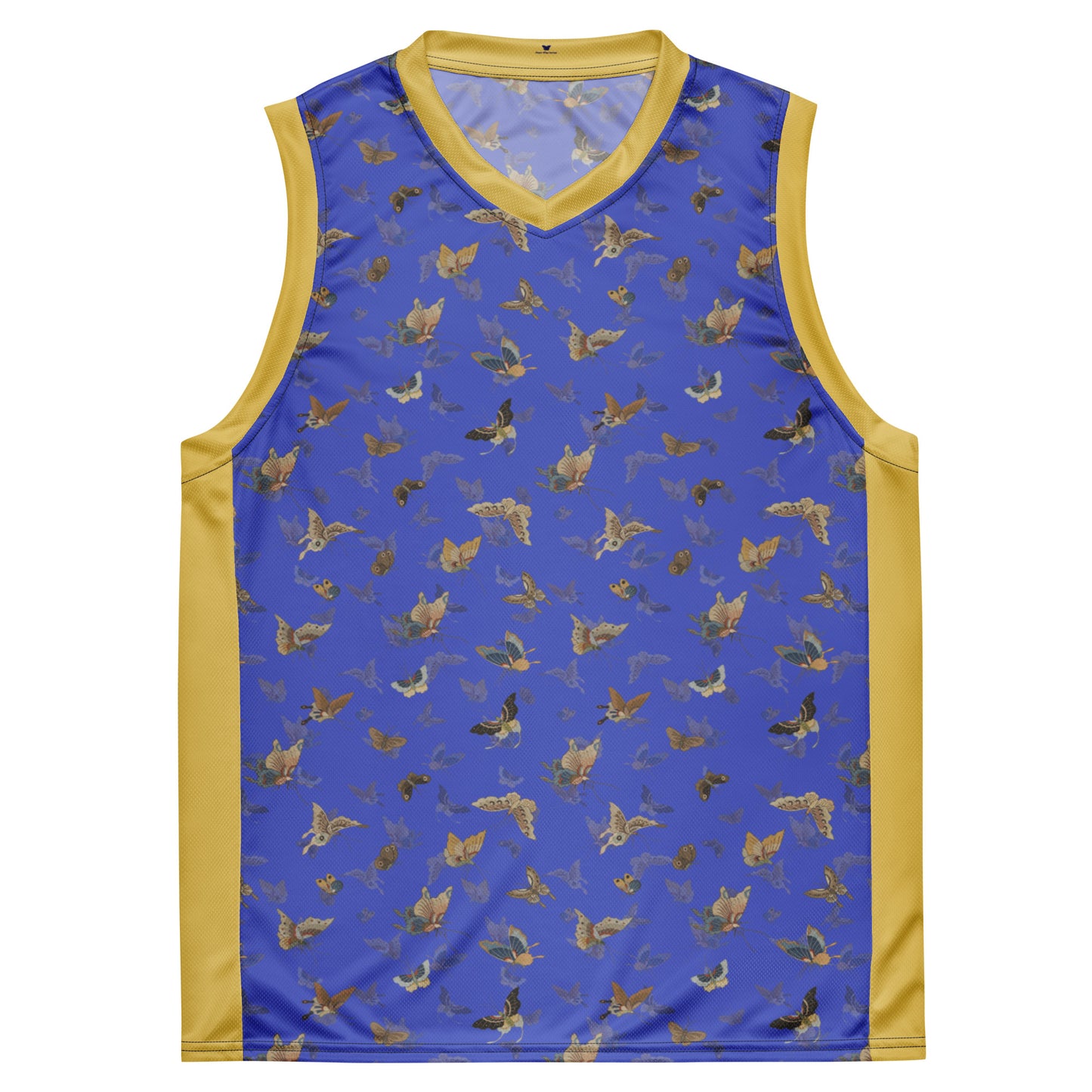 Butterfly dancing｜Recycled unisex basketball jersey｜Royal blue