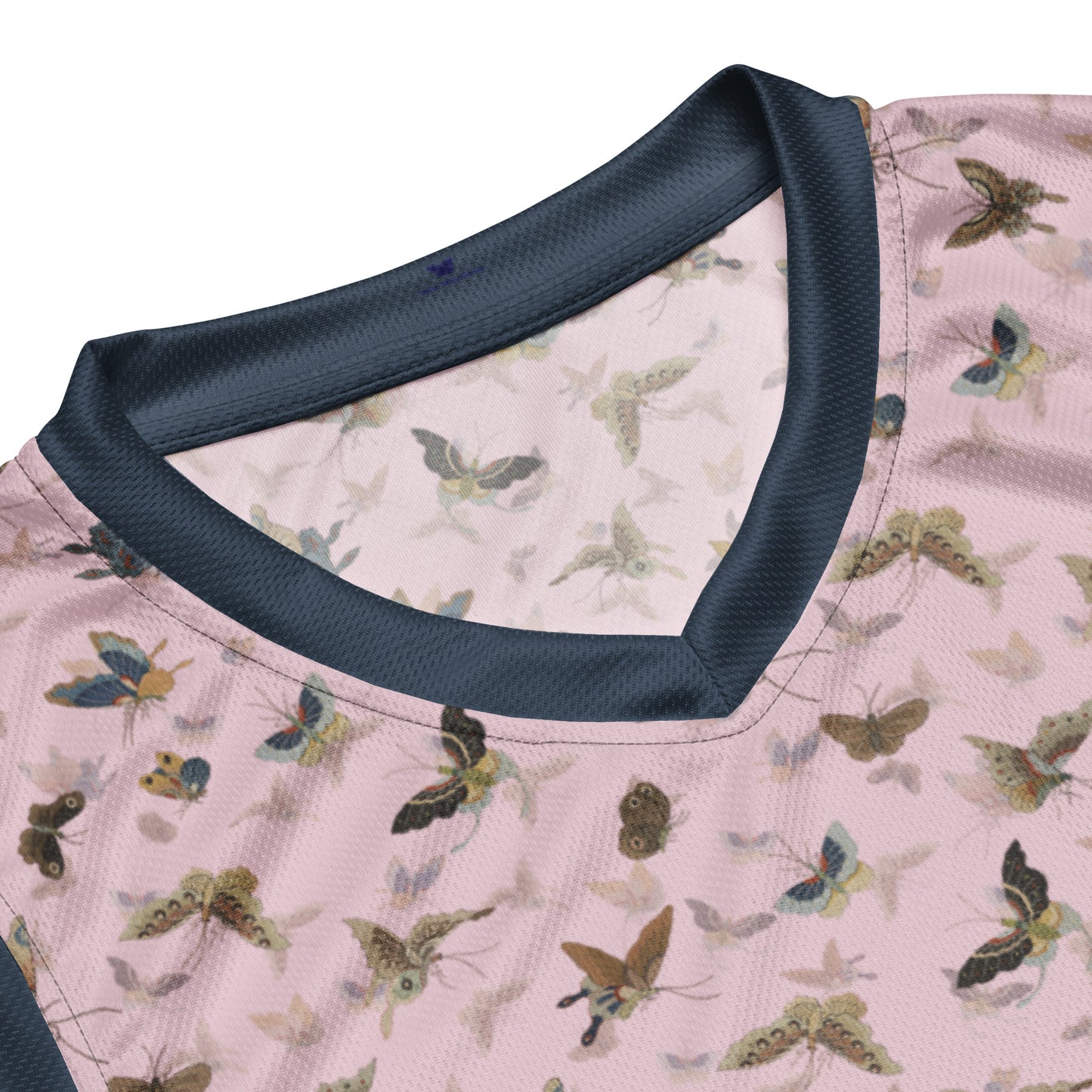 Butterfly dancing｜Recycled unisex basketball jersey｜Pale pinkish gray