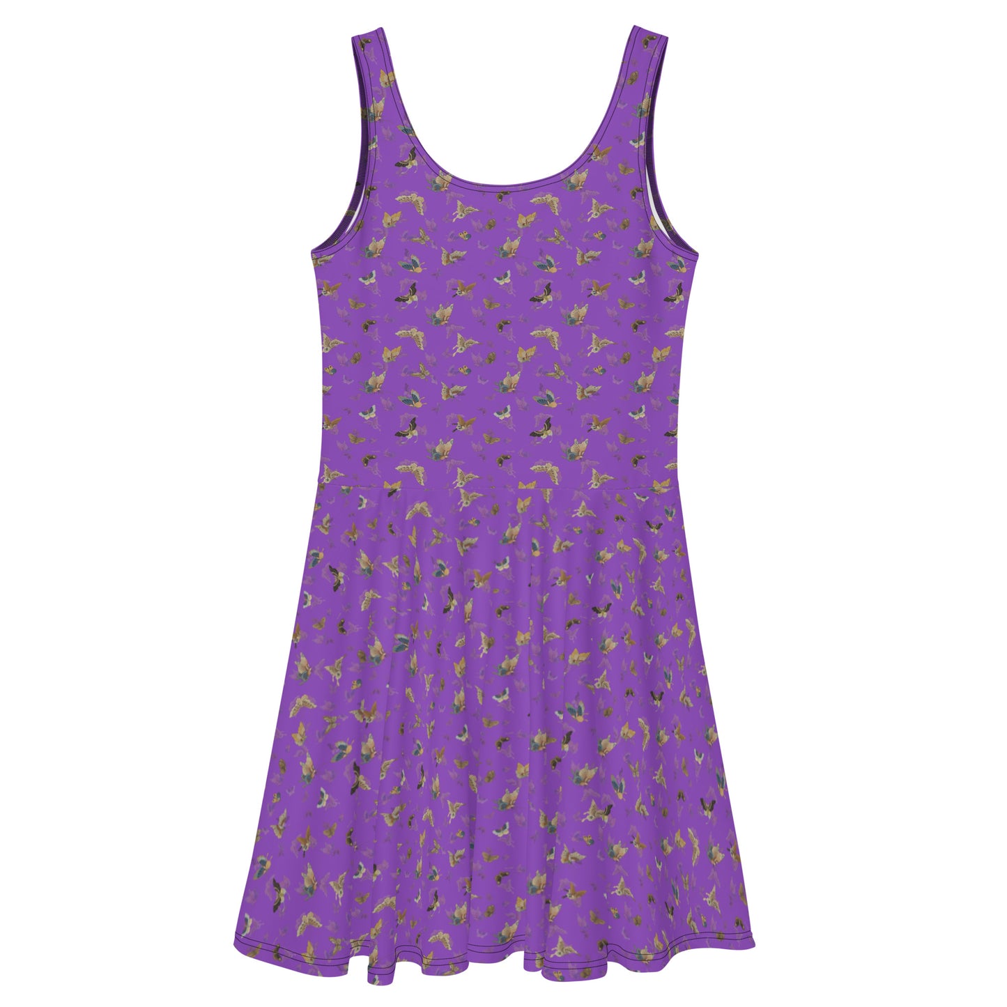 Butterfly dancing｜Skater Dress｜Purple