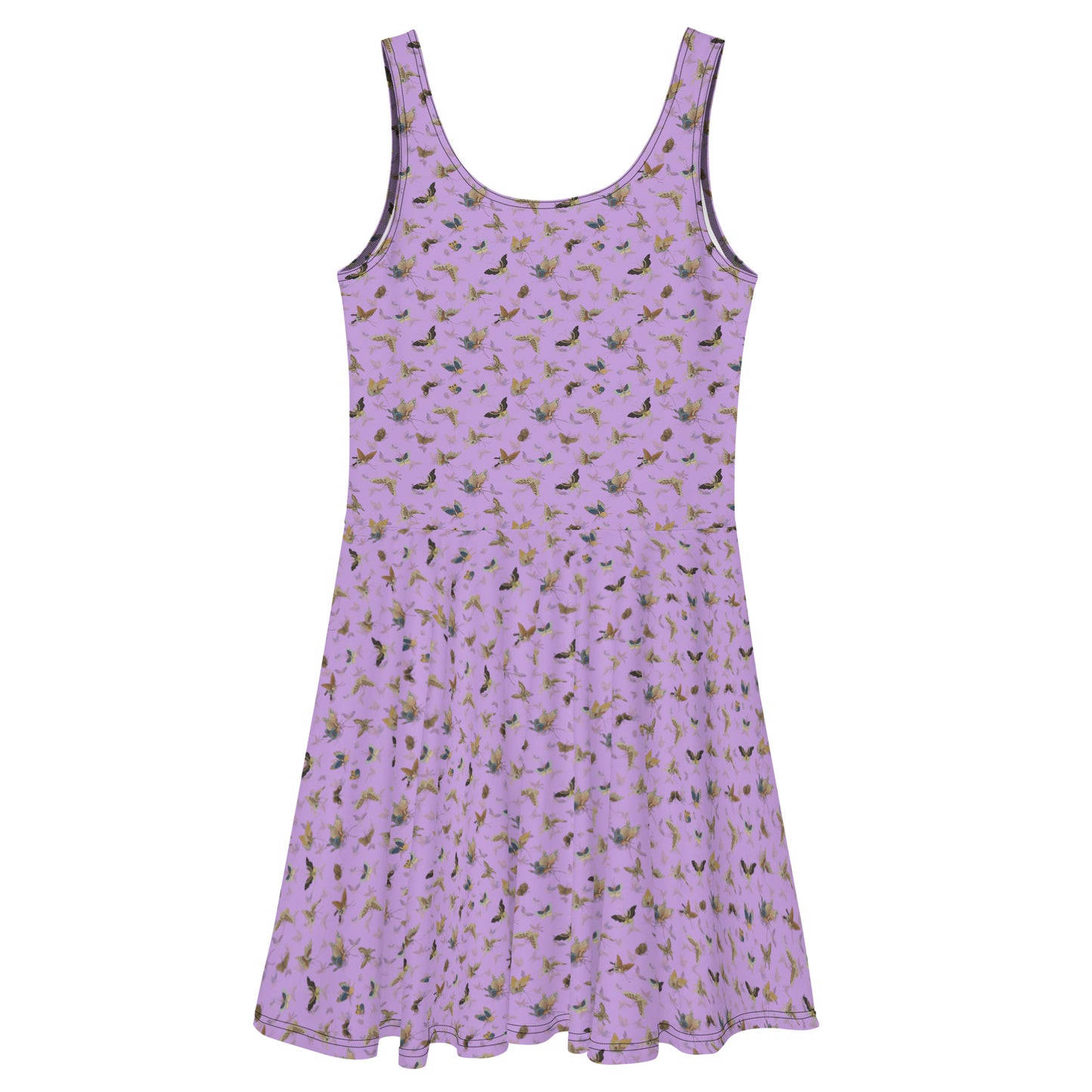 Butterfly dancing｜Skater Dress｜Lilac