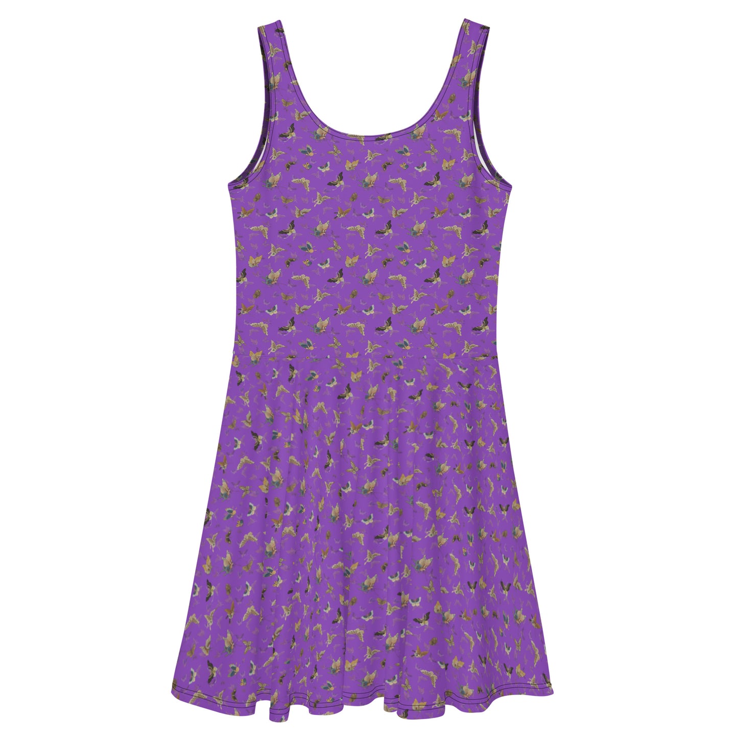 Butterfly dancing｜Skater Dress｜Purple