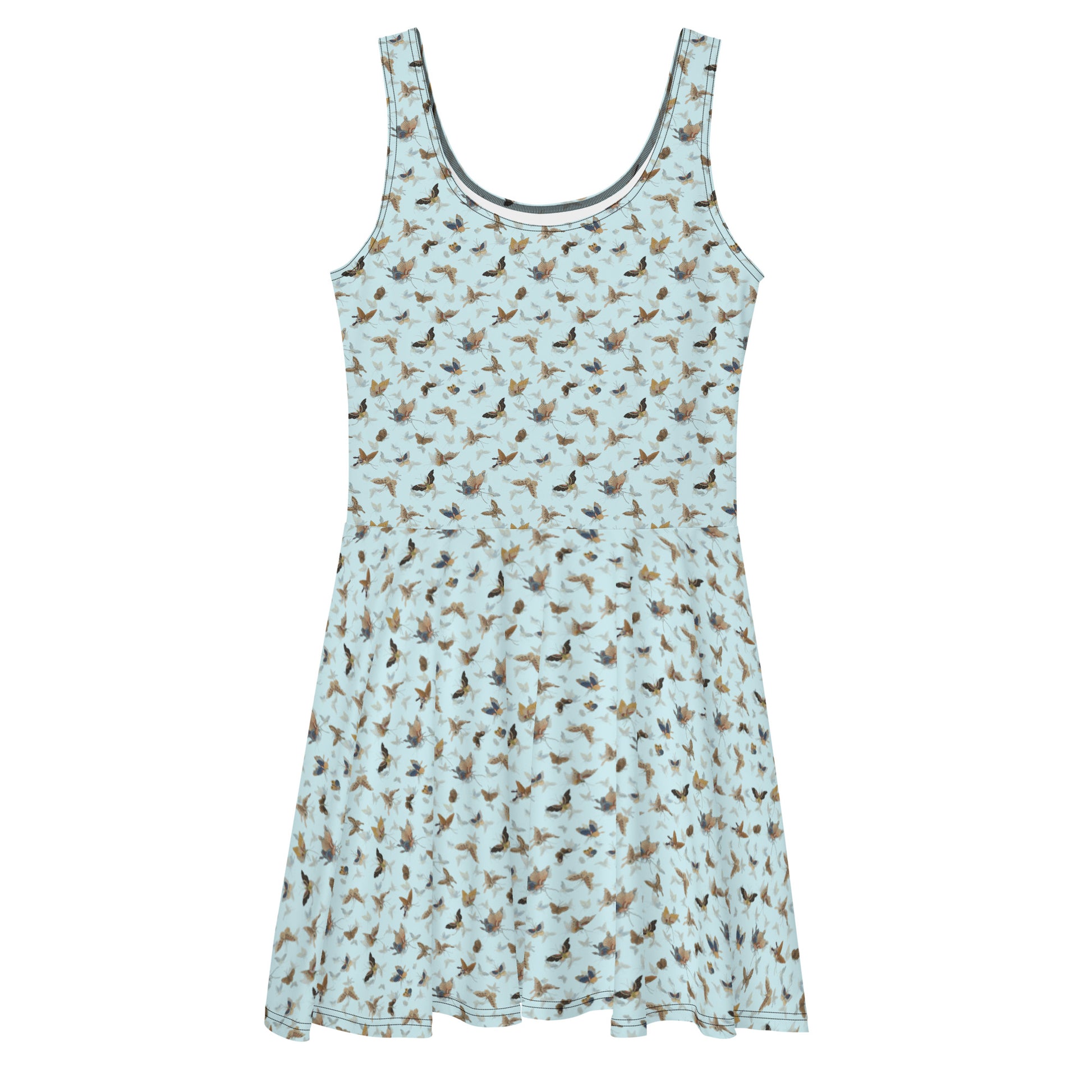 aqua by aqua skater dress Womens Sleeveless Skater Dress Aqua Garden Breeze Edition by Progressive18
