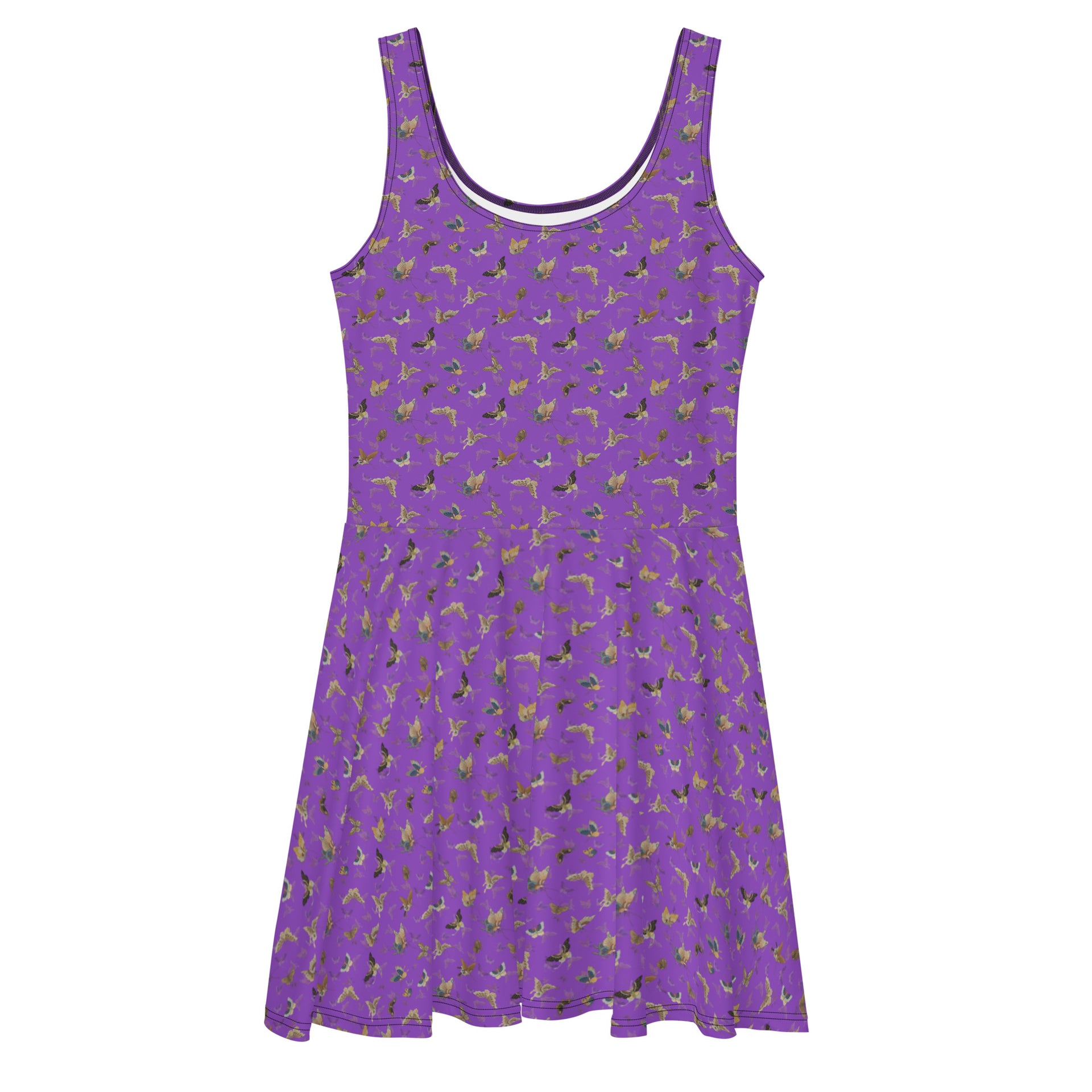Butterfly dancing|Skater Dress|Purple – 我的隨身博物館|Stone Who Dream Butterfly dancing|Skater Dress|Purple – 我的隨身博物館|Stone Who Dream