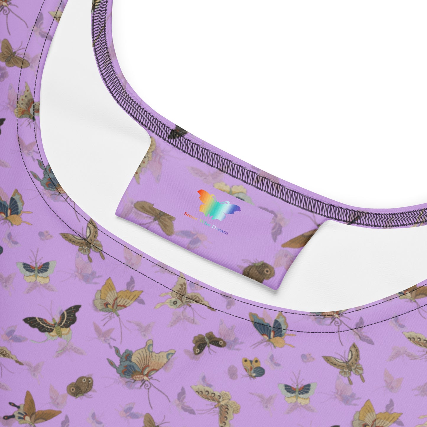 Butterfly dancing｜Skater Dress｜Lilac