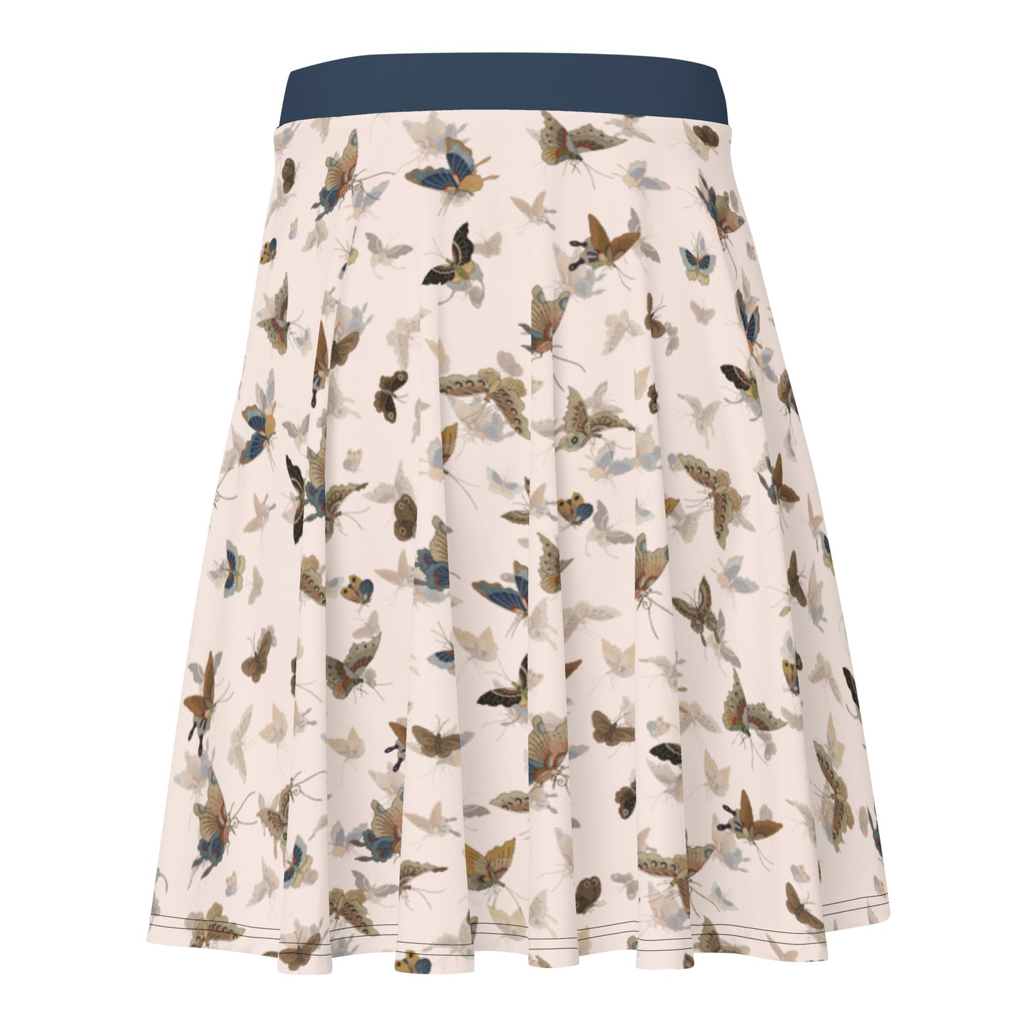 Butterfly dancing｜Skater Skirt｜Fish belly white