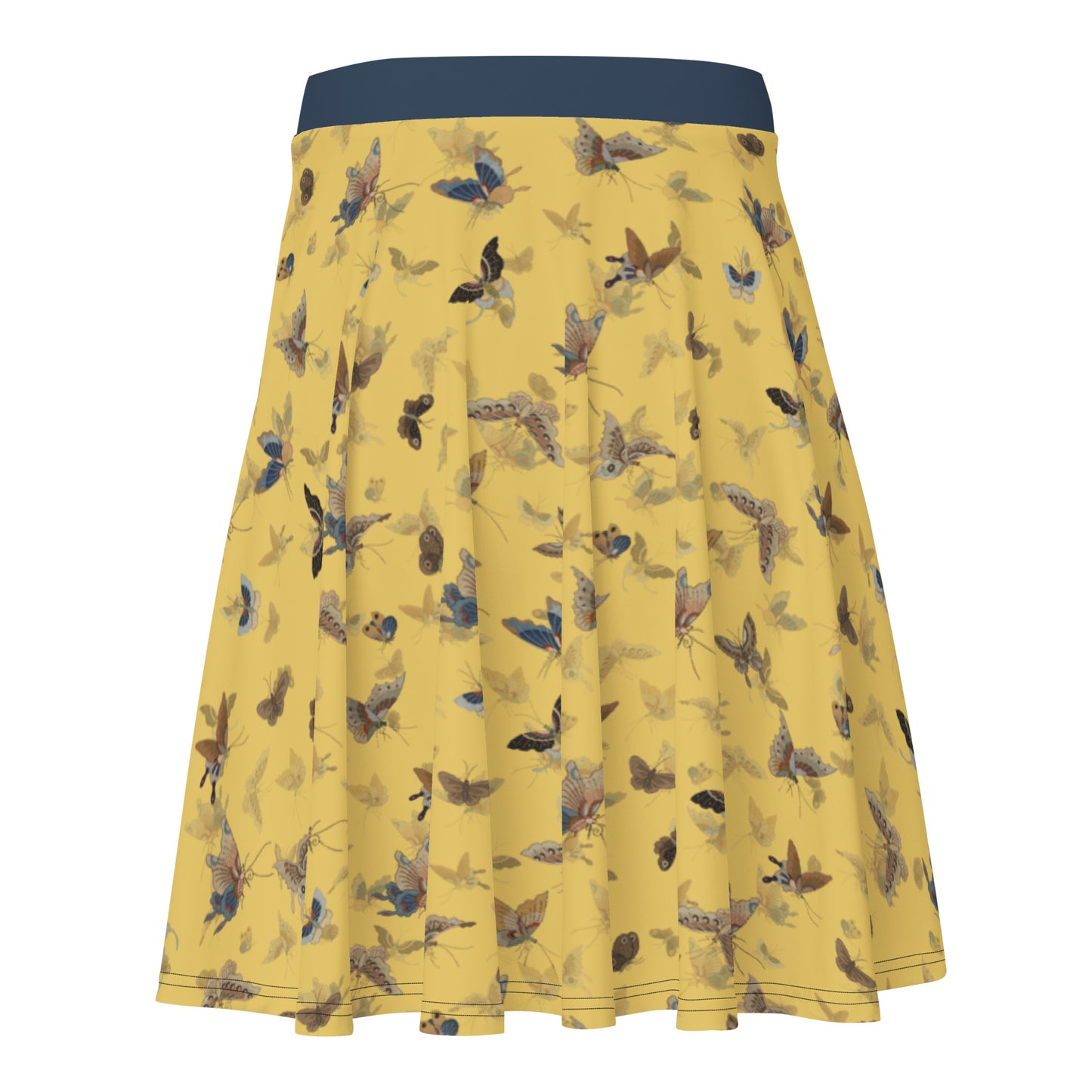 Butterfly dancing｜Skater Skirt｜Gold