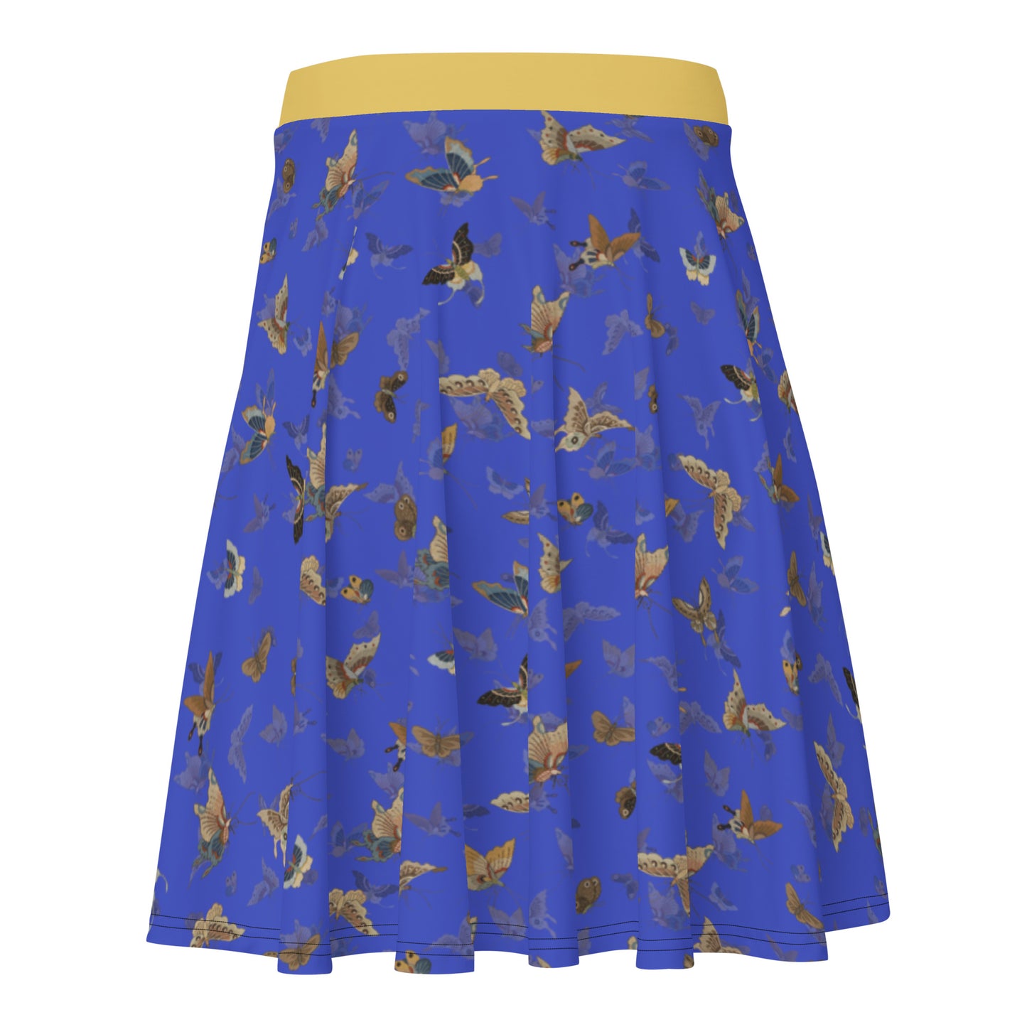 Butterfly dancing｜Skater Skirt｜Royal blue