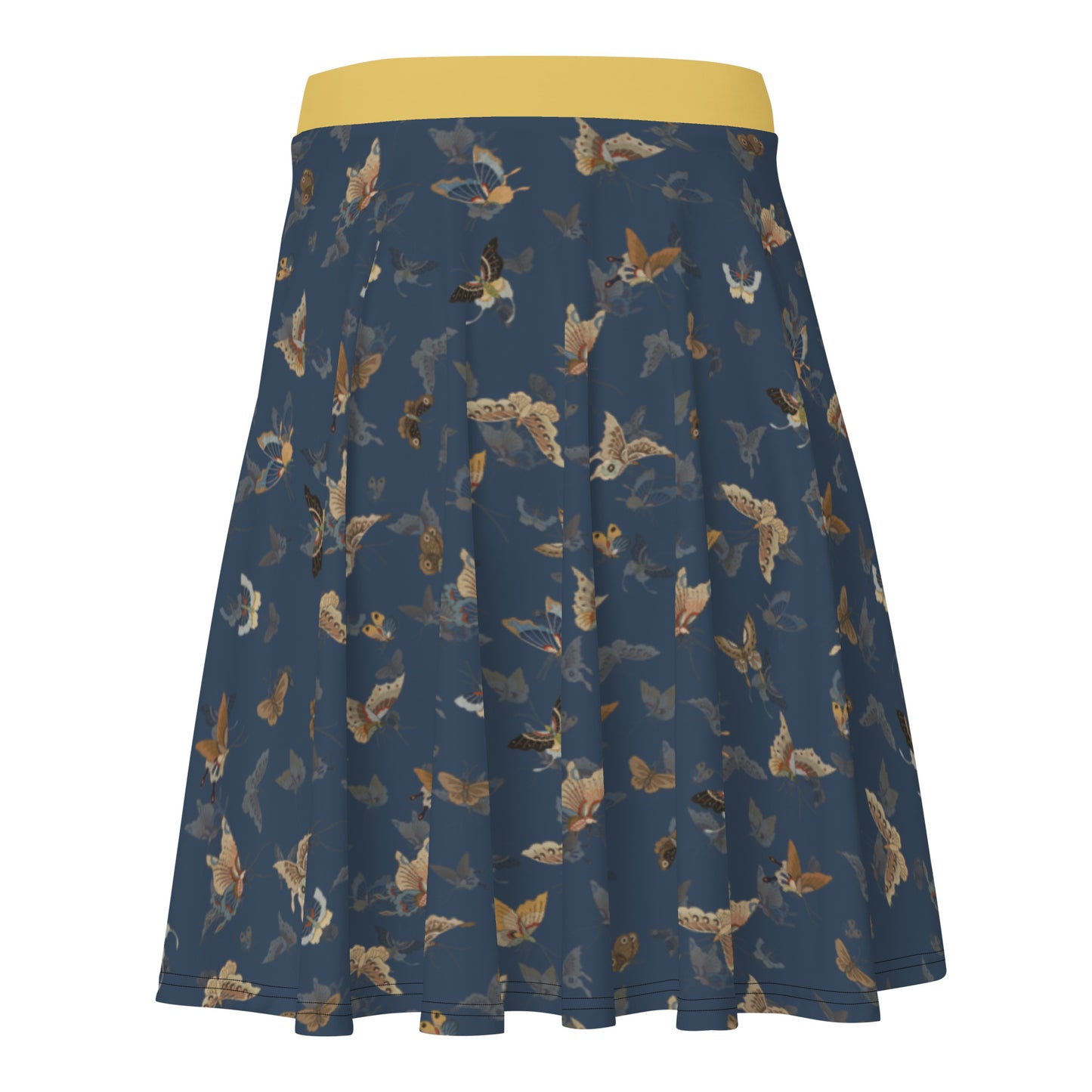 Butterfly dancing｜Skater Skirt｜Dark blue