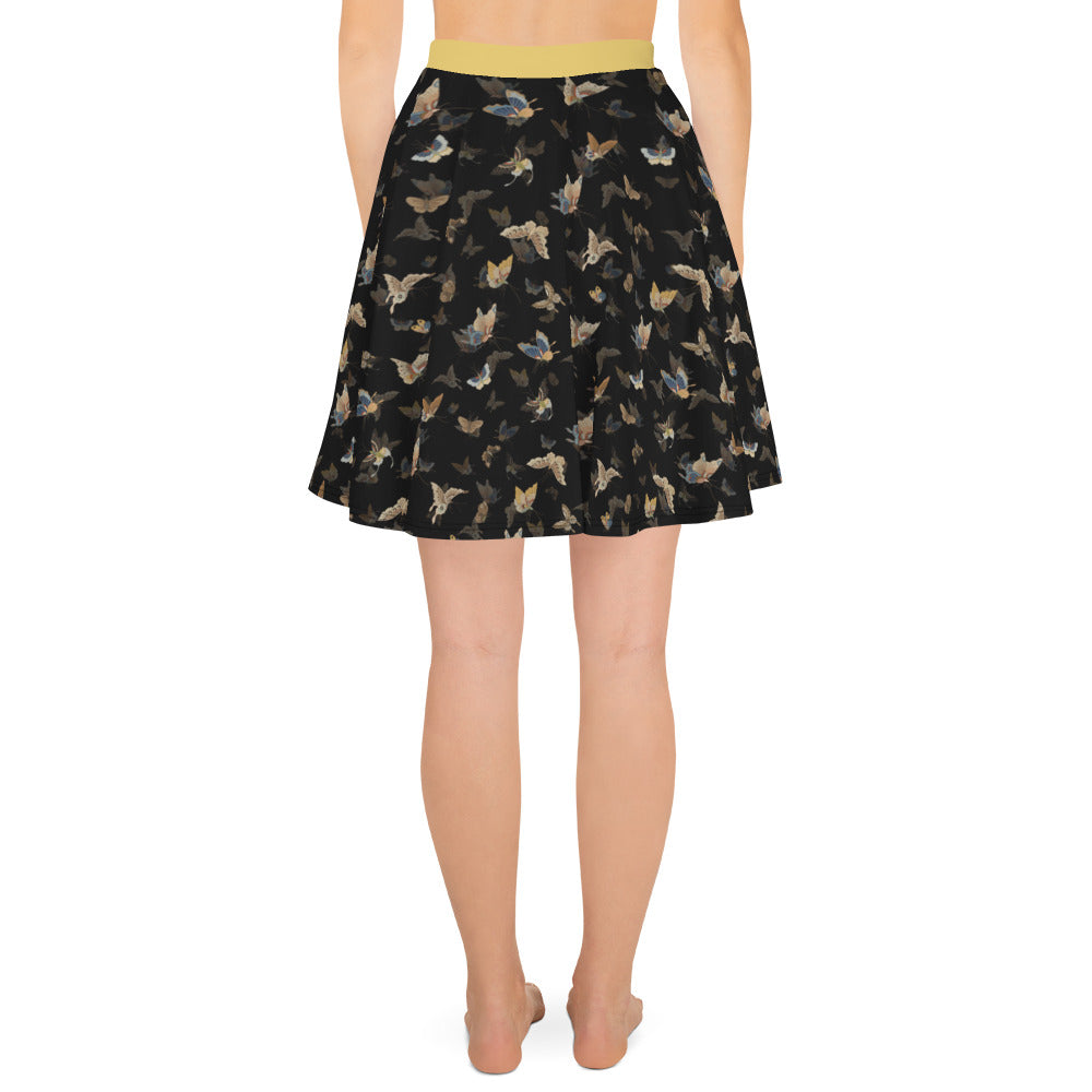 Butterfly dancing｜Skater Skirt｜Black