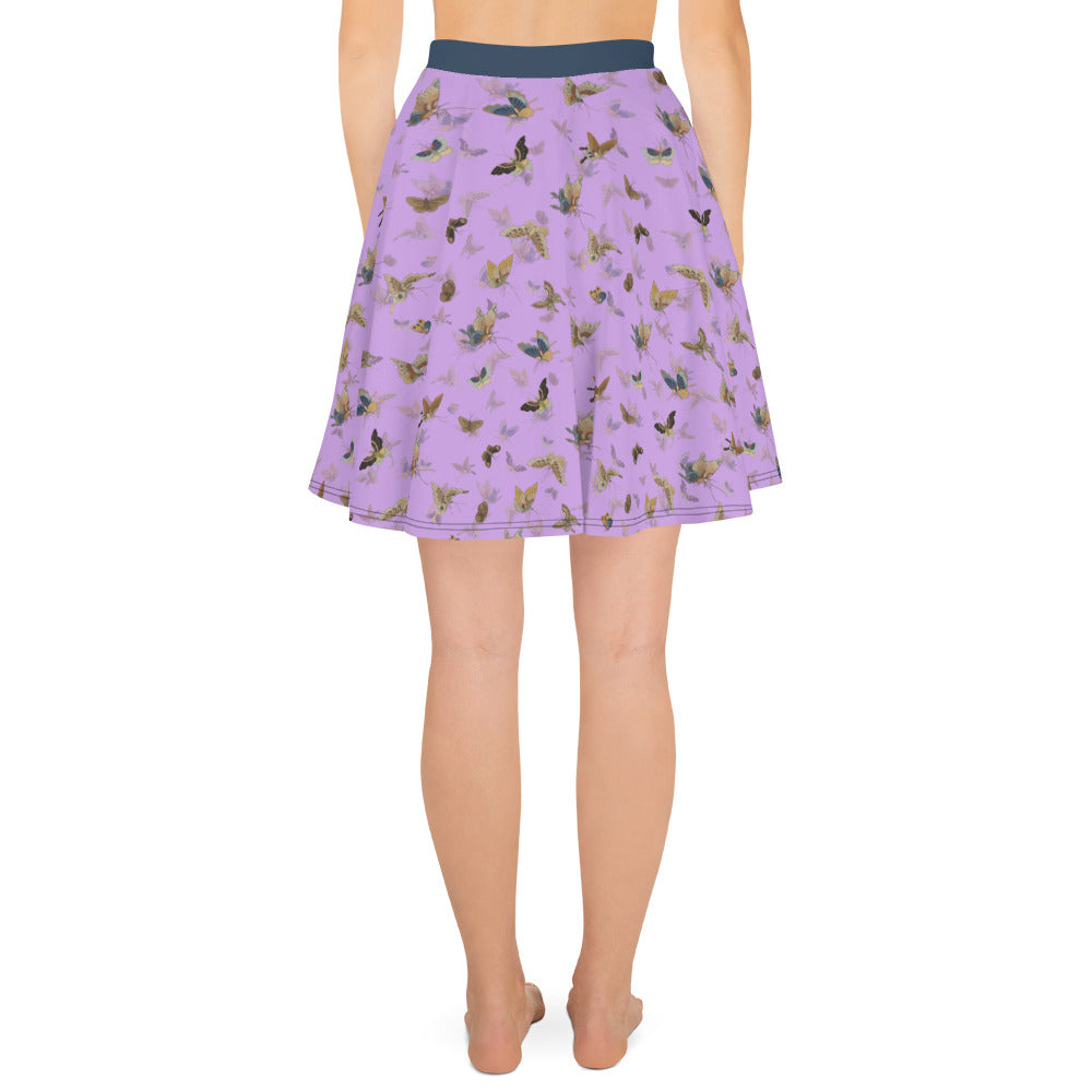 Butterfly dancing｜Skater Skirt｜Lilac