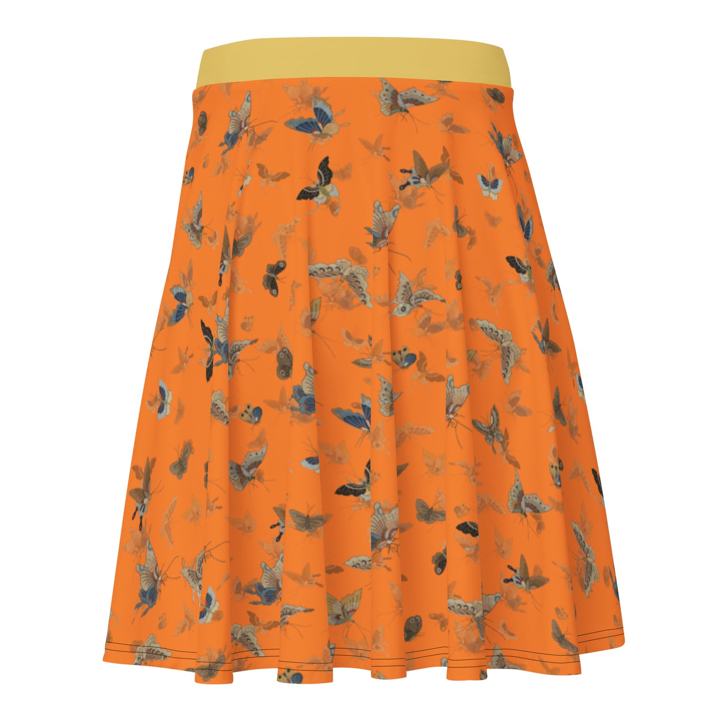 Butterfly dancing｜Skater Skirt｜Orange