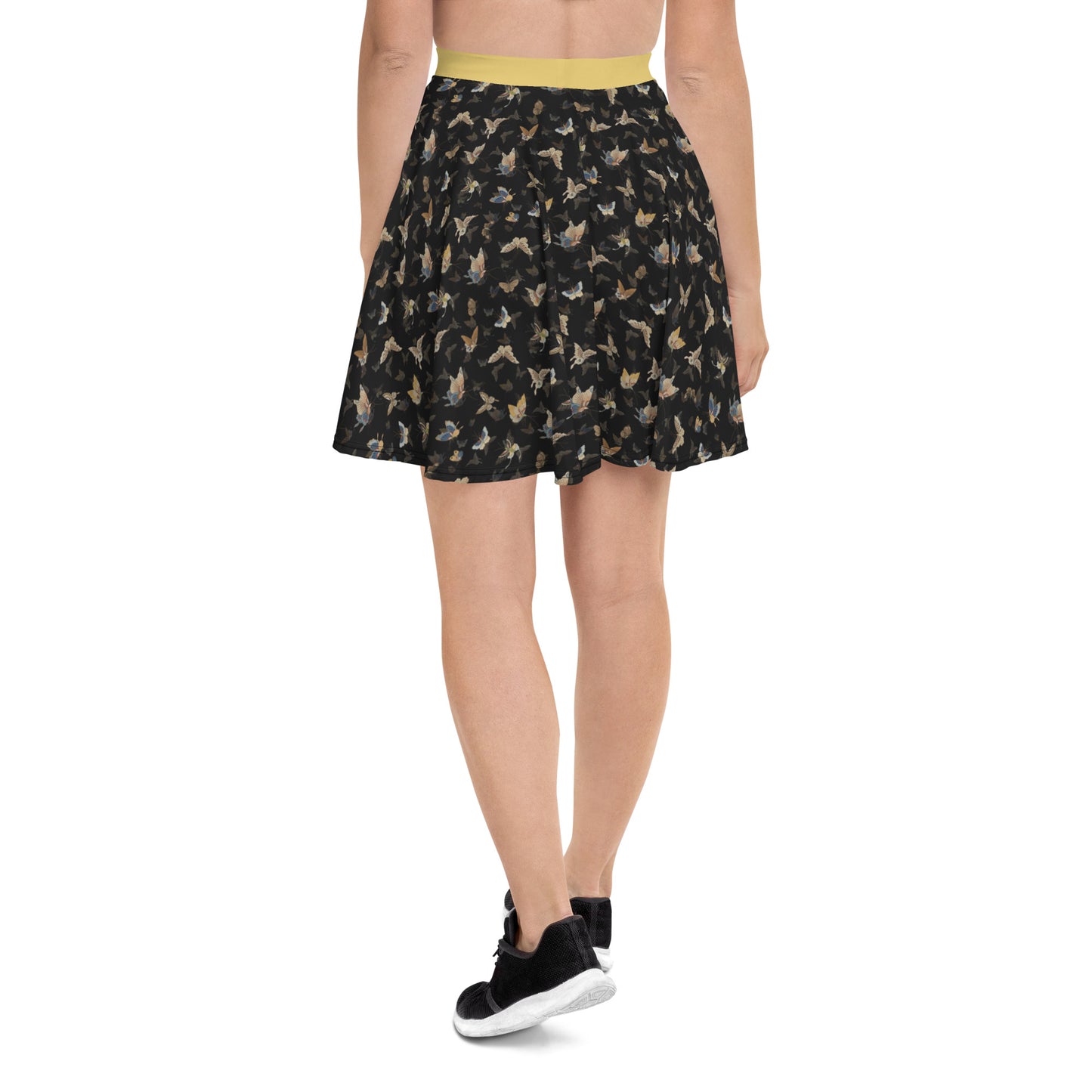 Butterfly dancing｜Skater Skirt｜Black