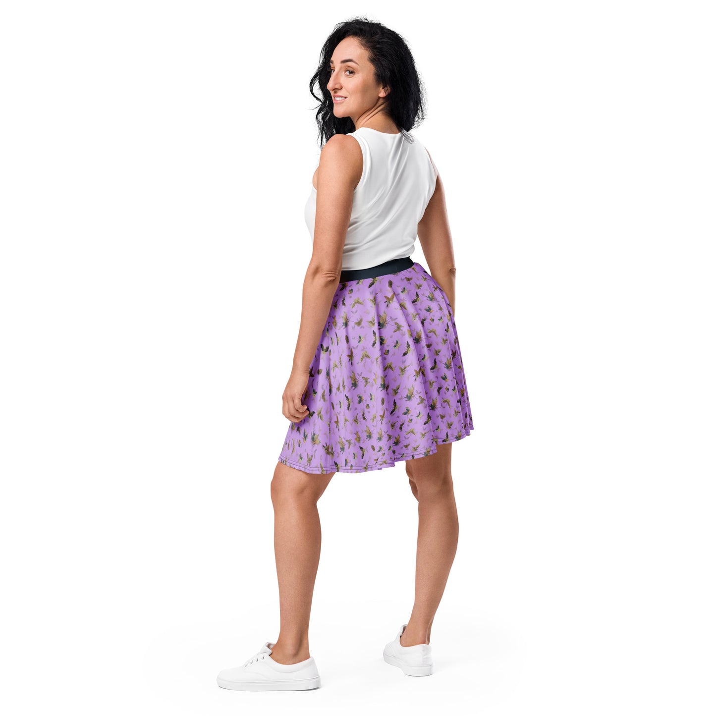 Butterfly dancing｜Skater Skirt｜Lilac