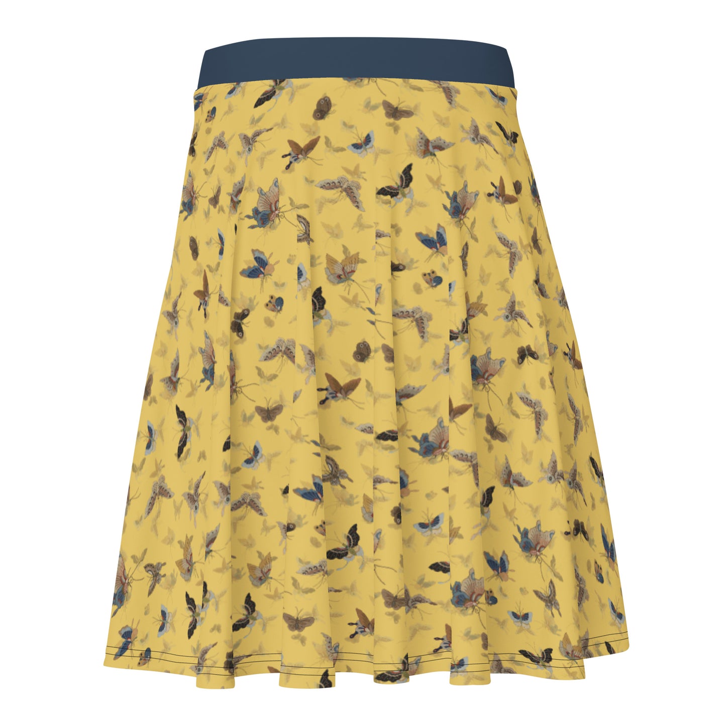 Butterfly dancing｜Skater Skirt｜Gold